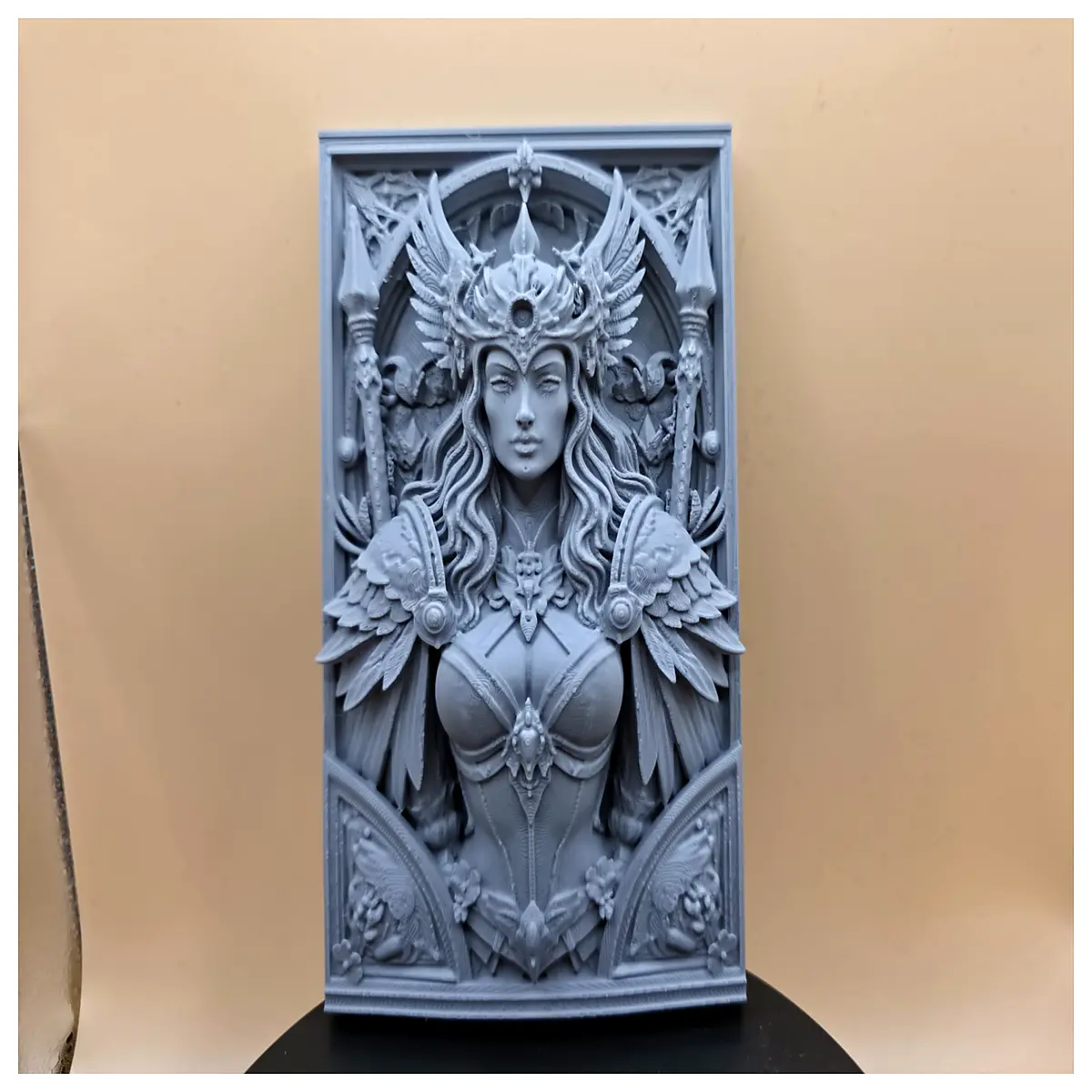 portrait relief wall art ancient mythology decor goddess statue sculpture for living room