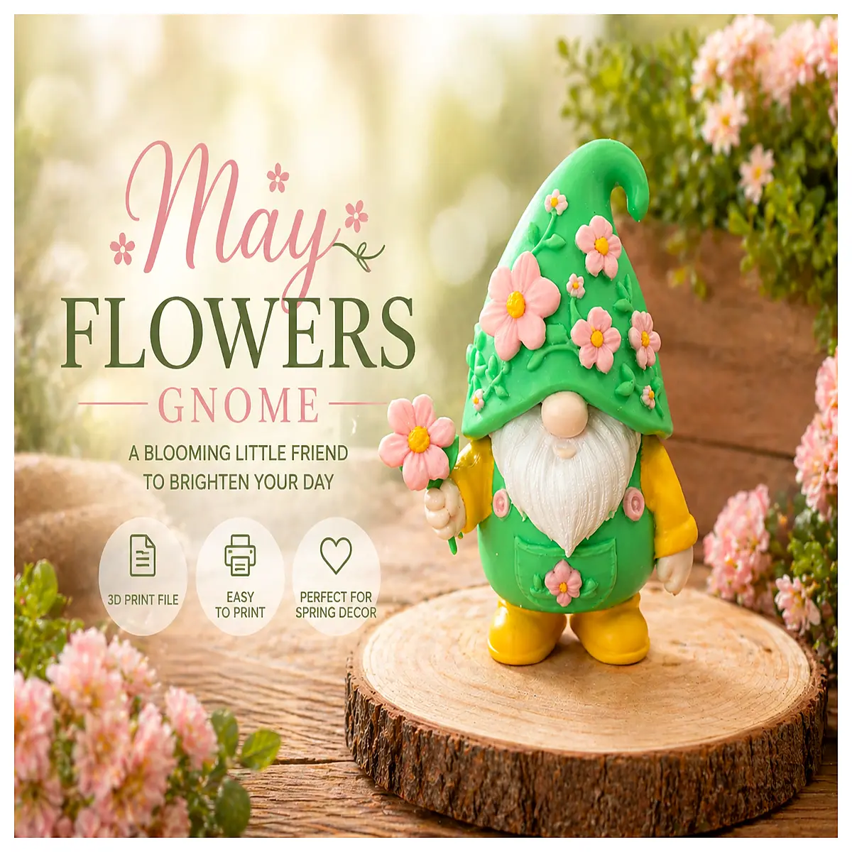 mayflower mini gnome figurine home decor garden statue outdoor yard ornament whimsical fairy tale character for shelf