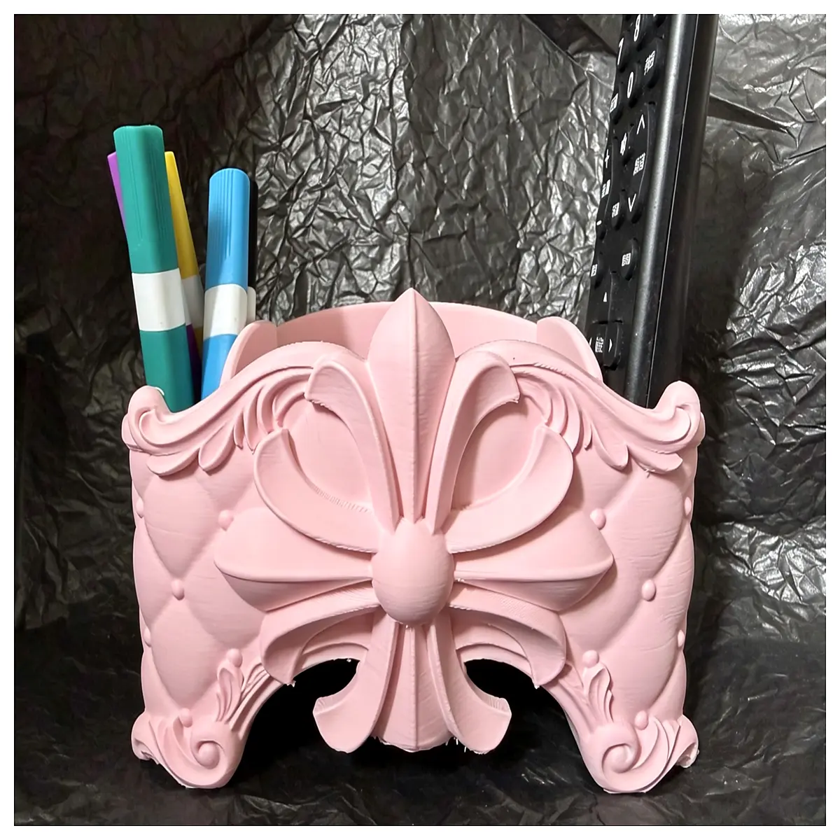 cross jewelry organizer box for vanity table decorative pen holder for entryway console elegant desk storage