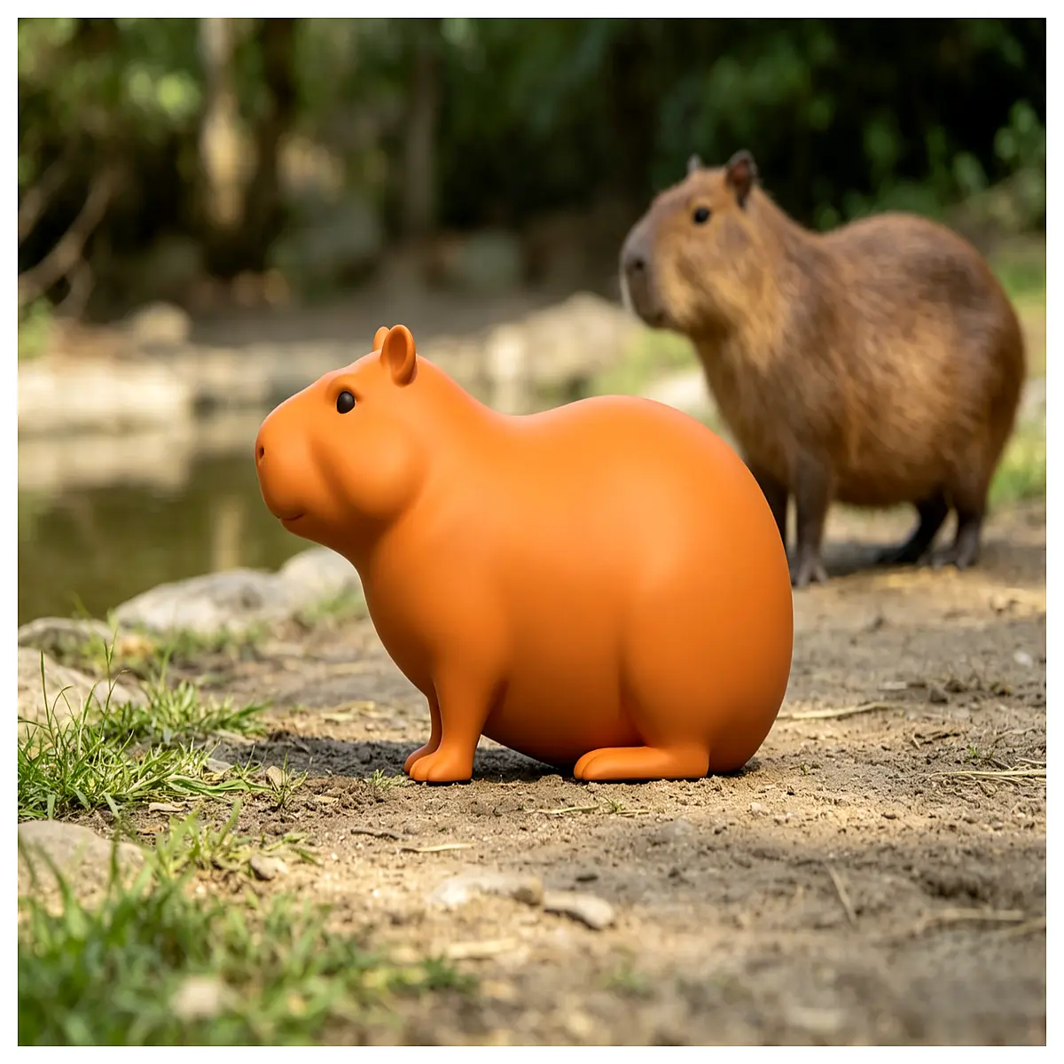 cute capybara plush toy soft stuffed animal for kids gift