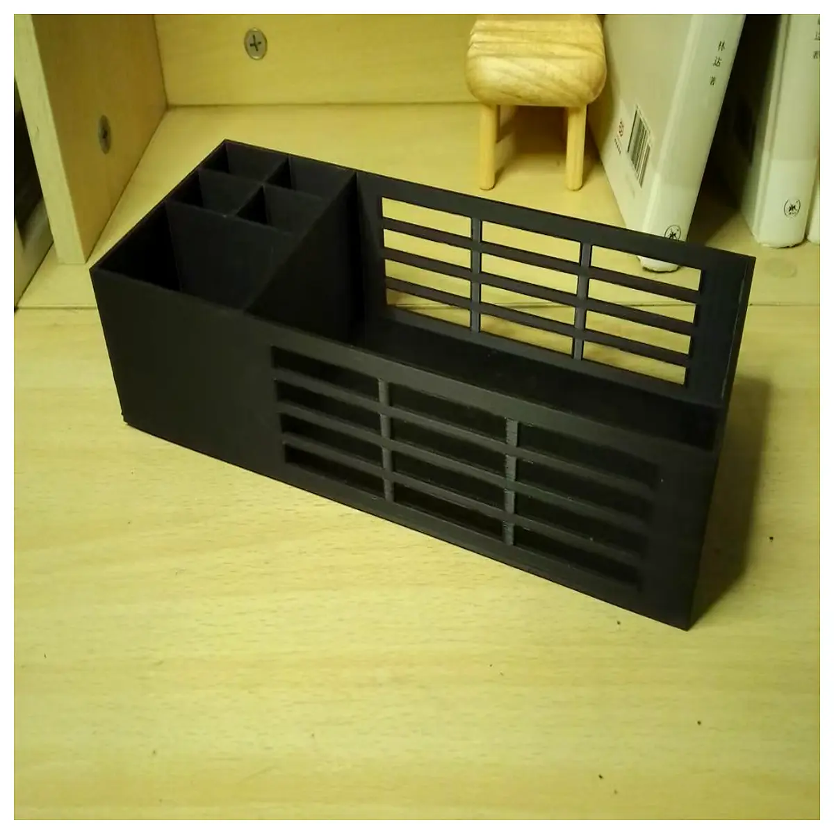 ultra desktop organizer box 168g small storage container for desk supplies office accessories lightweight plastic bin