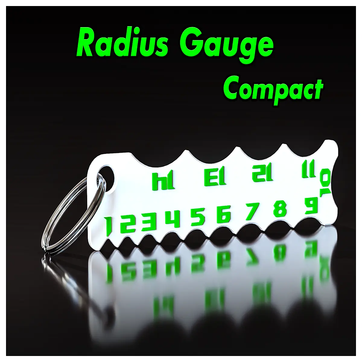 radius gauge set 1 14mm stainless steel convex concave fillet radius tool for woodworking metalwork