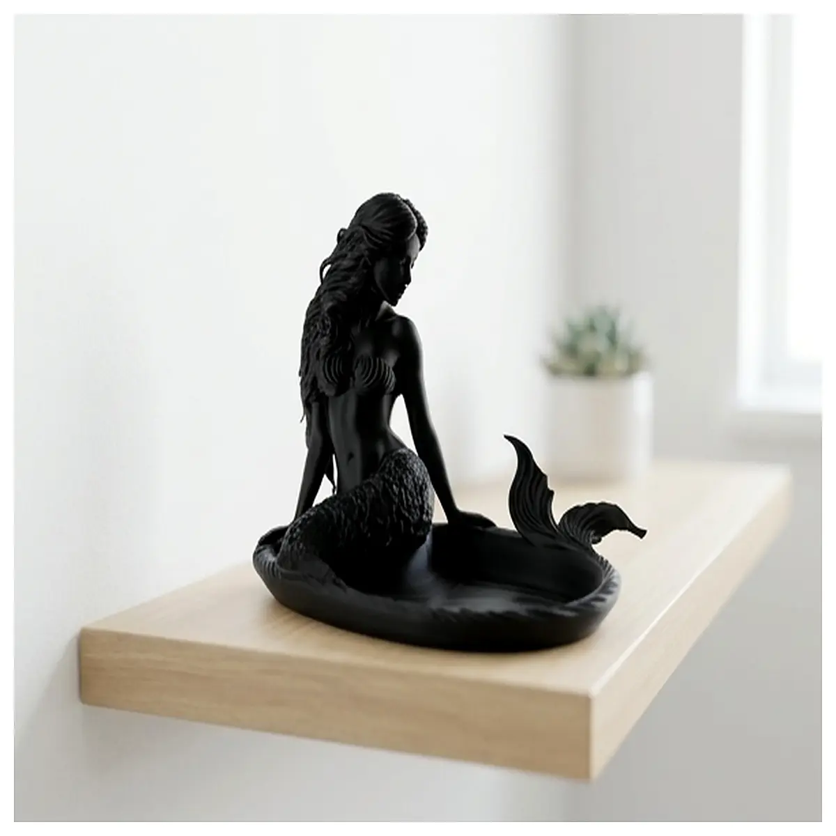 mermaid jewelry tray mythological decor dish ring holder vanity organizer fairy core aesthetic gift