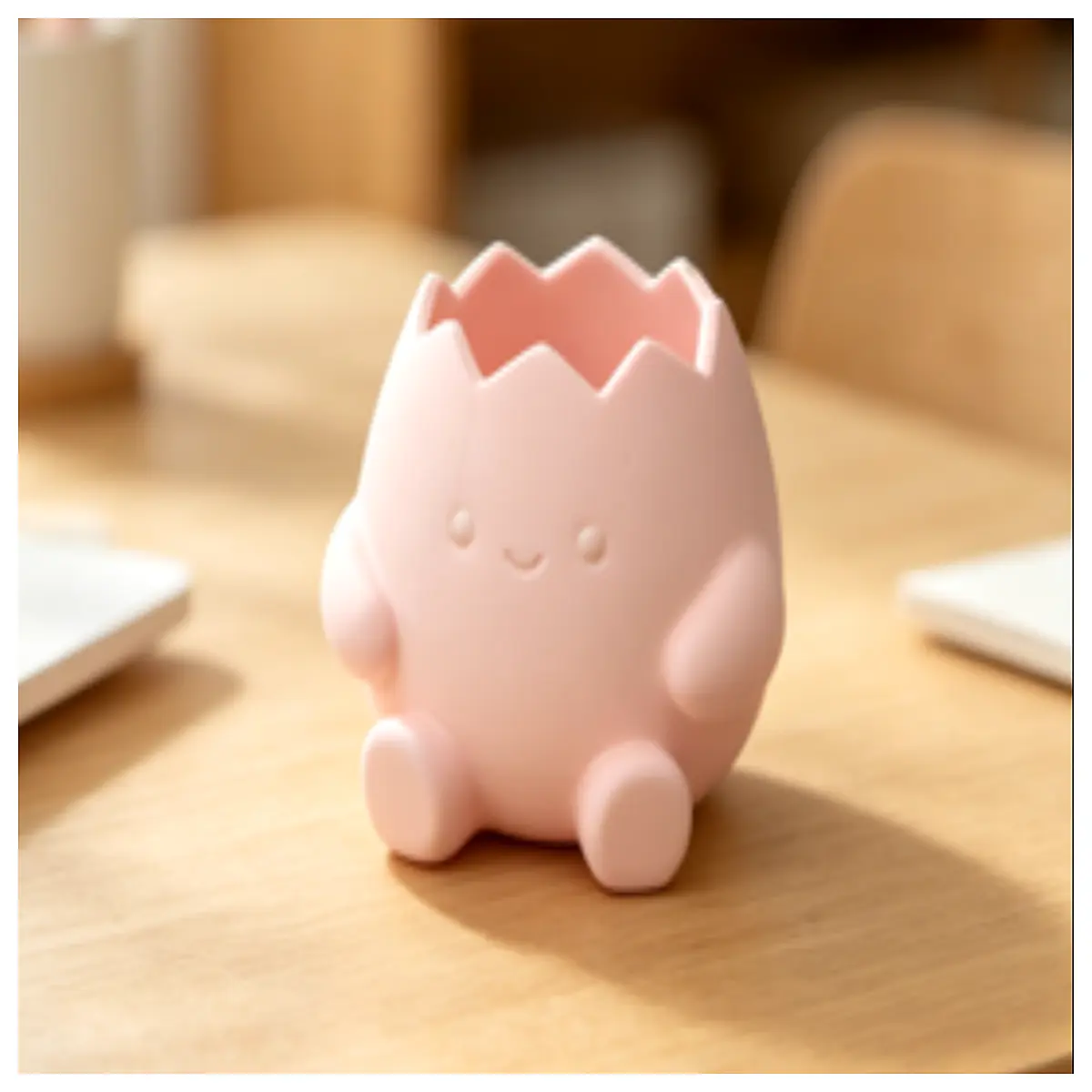 cute desk organizer pen holder for girls students aesthetic stationery storage box