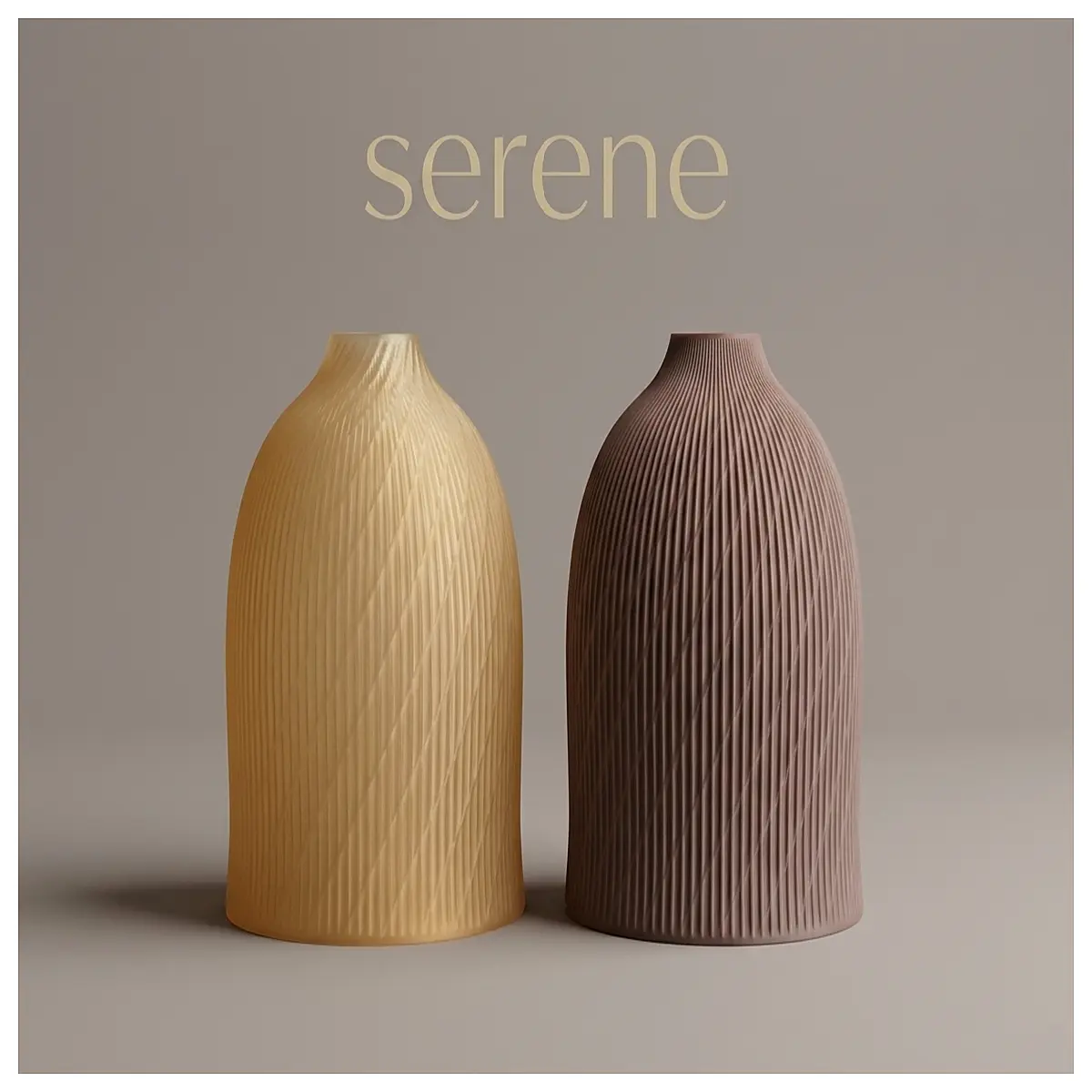 minimalist ribbed ceramic vase for home decor modern living room centerpiece tall flower arrangement