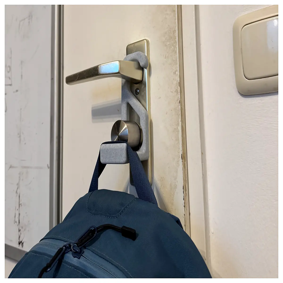 bag hook for door handle backpack hanger organizer portable travel accessory to keep bags off floor