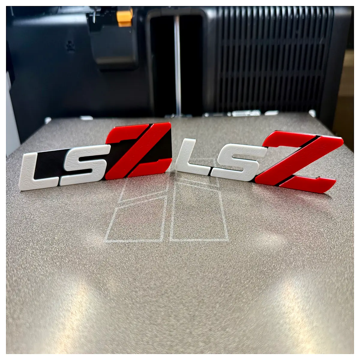 ls swapped 300zx badge emblem sticker z32 swap ls1 ls6 engine bay decal aftermarket modification parts
