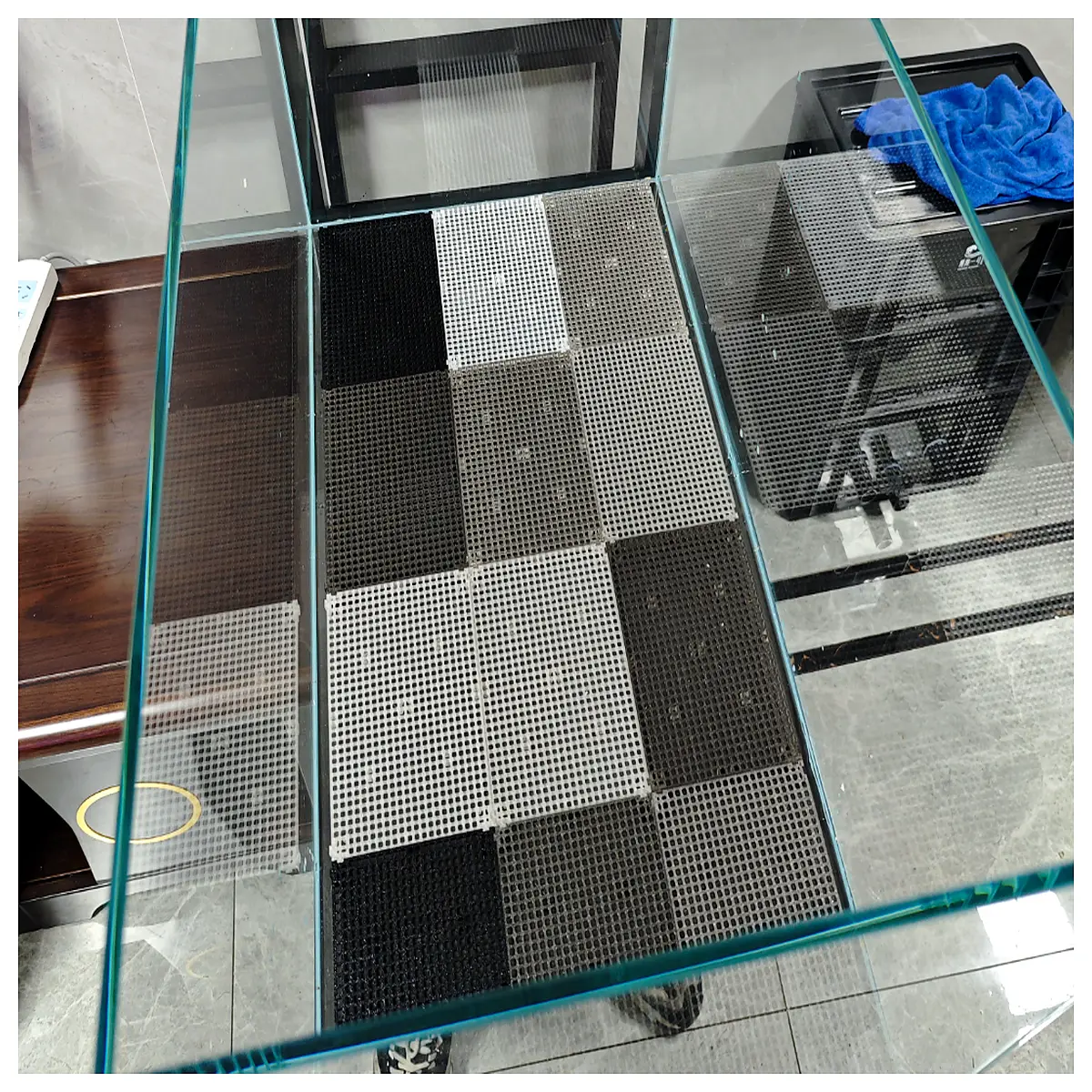 aquarium duty steel tank support base for fish tanks