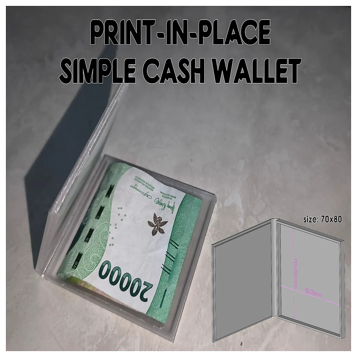 cash wallet with integrated receipt printer portable pos mobile card reader combo for small business transactions