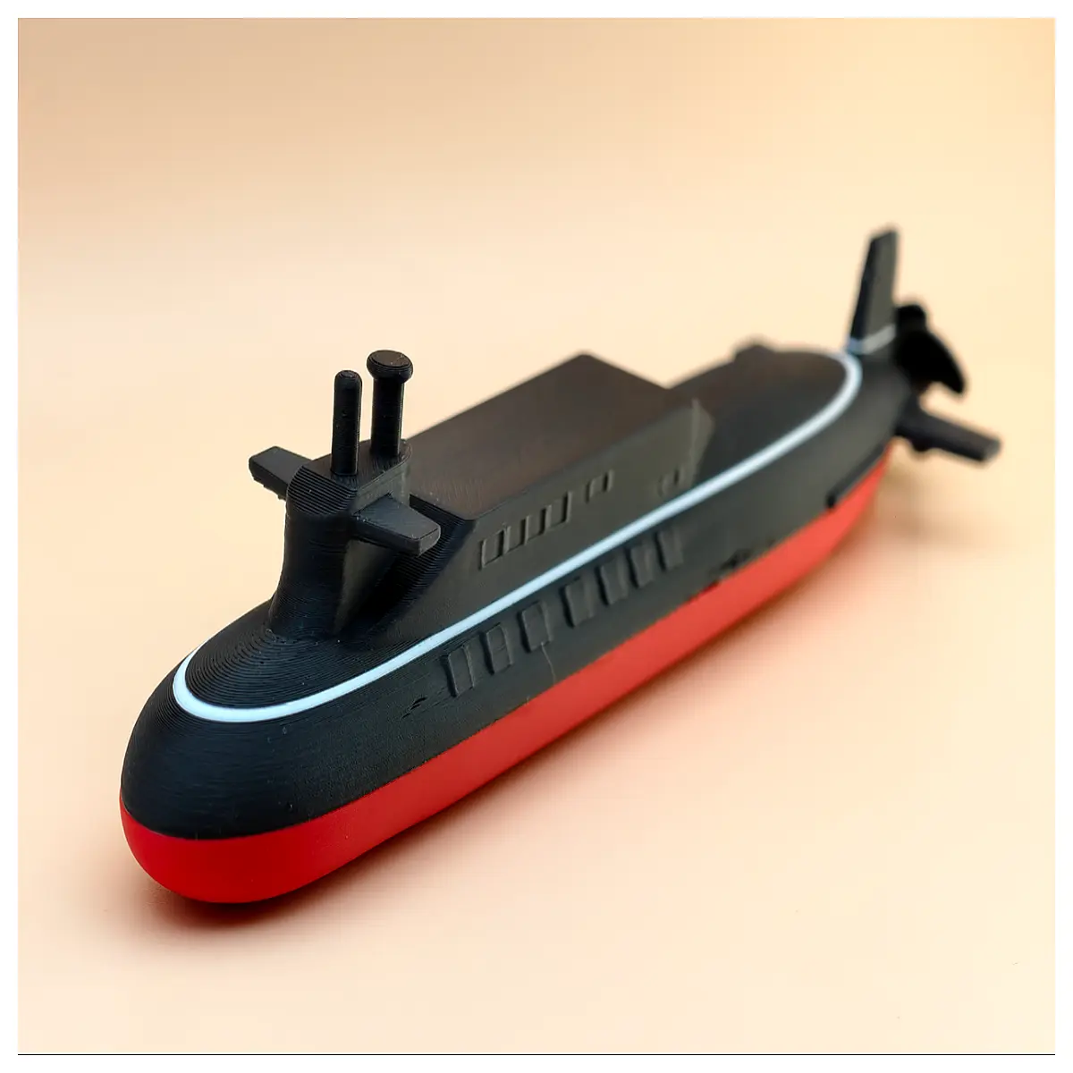 bath toy submarine float spinning propeller kids shower play