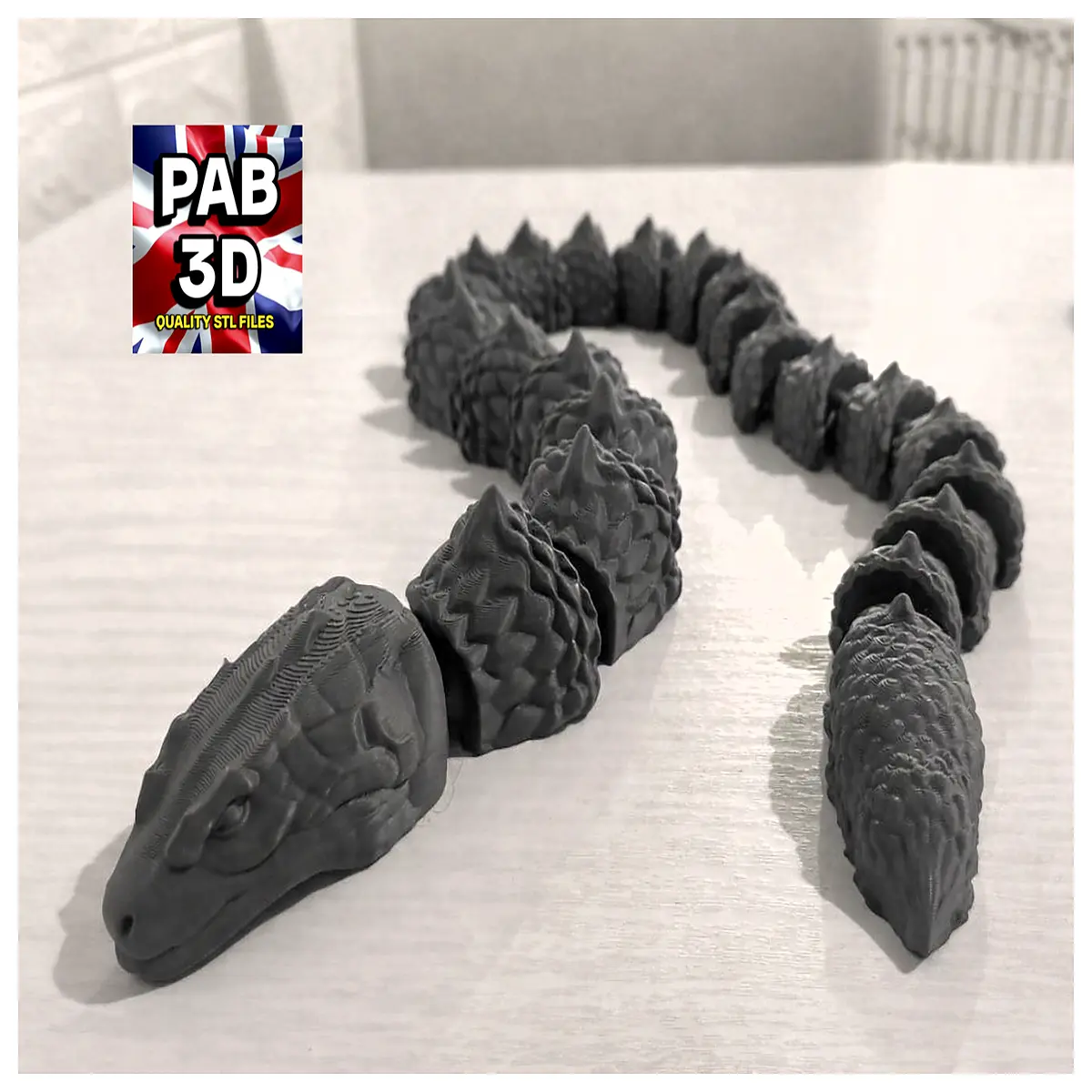 articulated basilisk dragon toy bendable joints posable action figure collectible reptile for kids