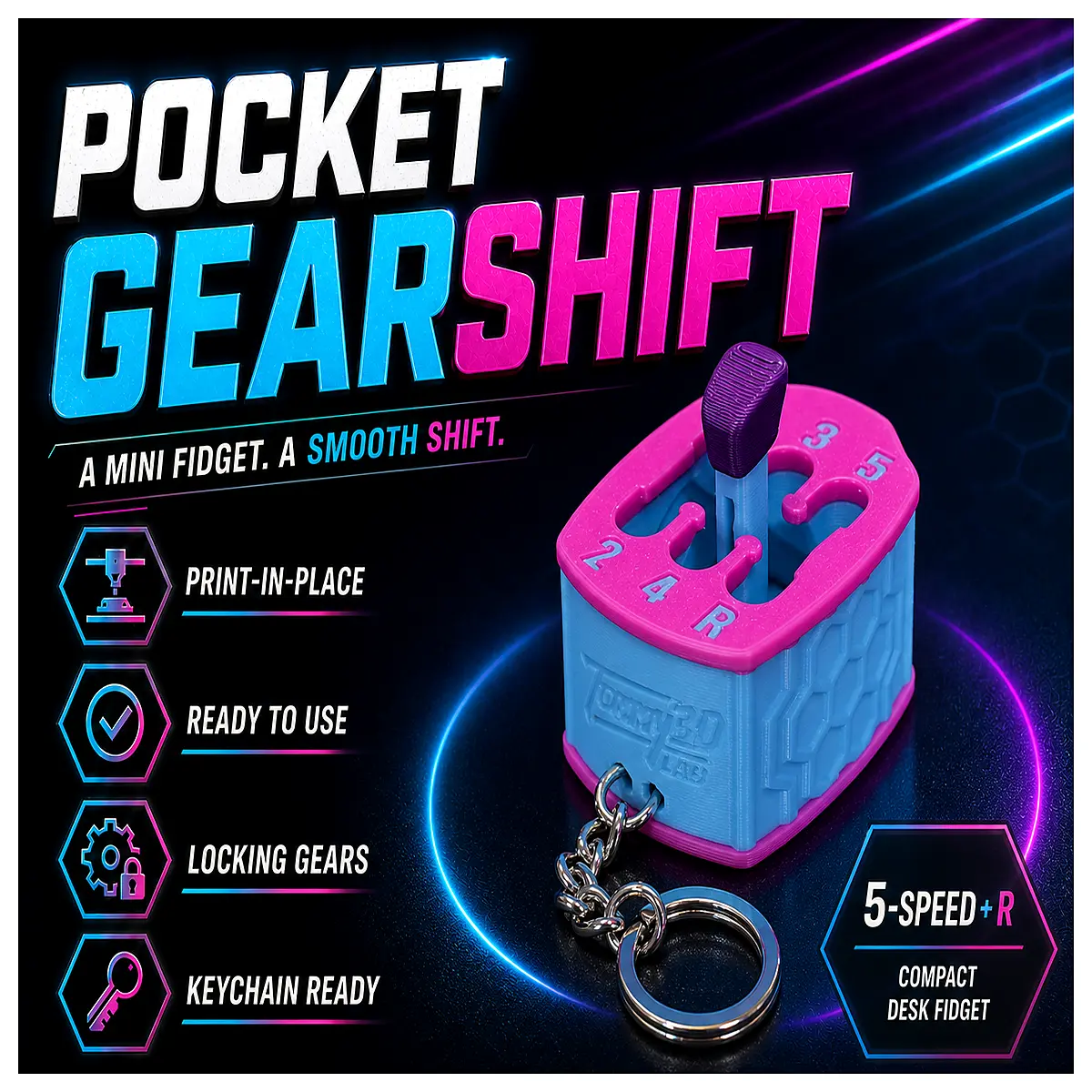 pocket shifter car accessories portable gear stick knob mini manual transmission lever for men gifts