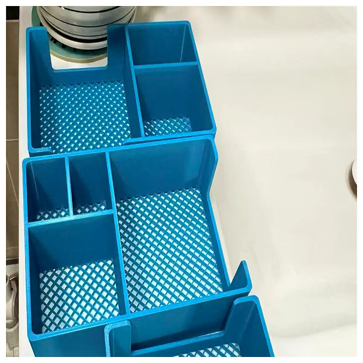 small desk organizer for bathroom counter makeup storage plastic tray kitchen countertop cosmetic holder simple tidy box