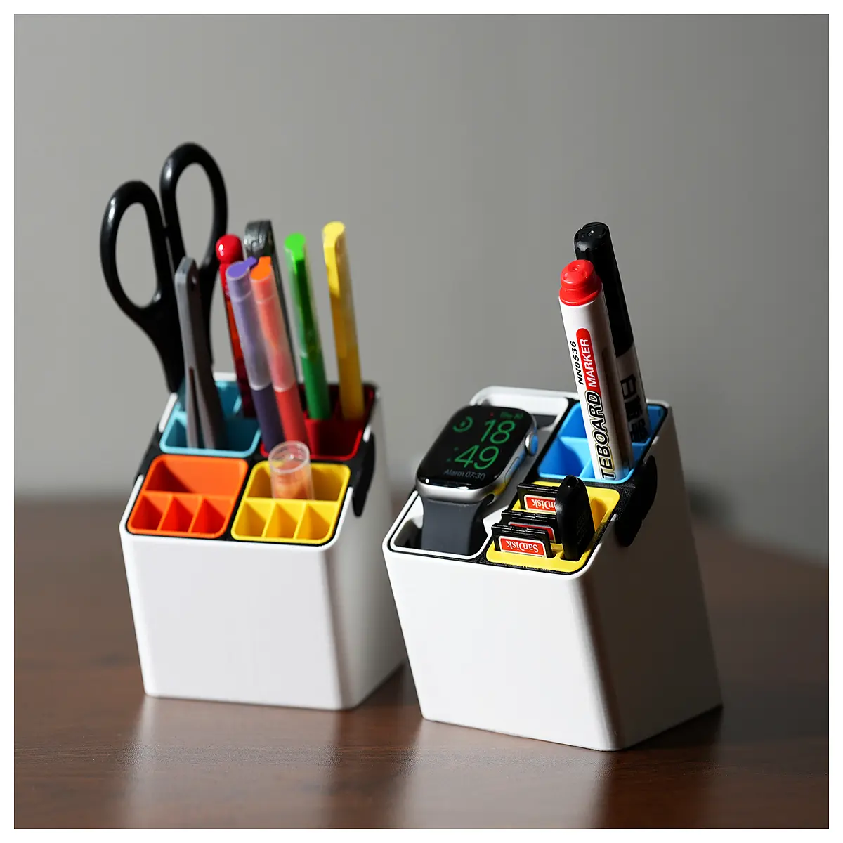 desk organizer for office clutter desktop storage solutions cable management box minimalist desk accessories