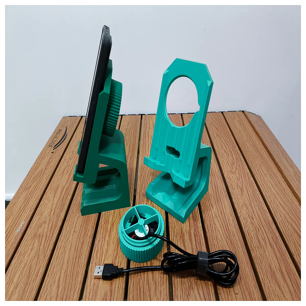 printed phone mount with active 4010 cooling no supports easy install