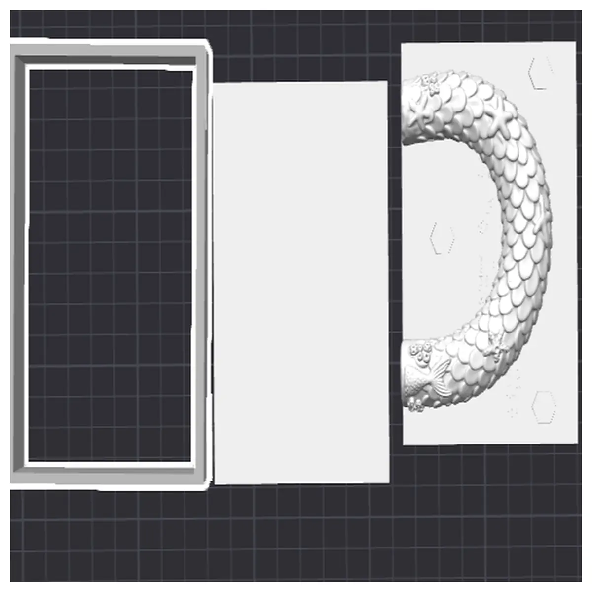 mermaid tail mug handle replacement silicone grip for coffee tea cup decor