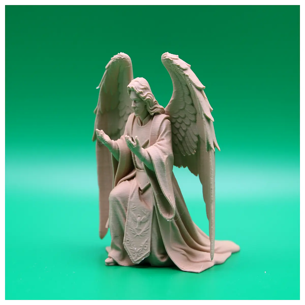 angel shaped pen holder desk organizer cute stationery storage for office home