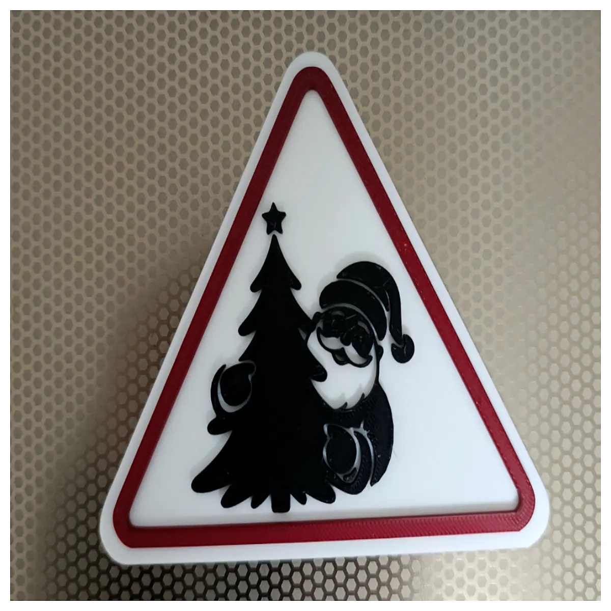 diy wooden puzzle santa claus ornament christmas tree hanging decoration festive holiday craft for kids and adults