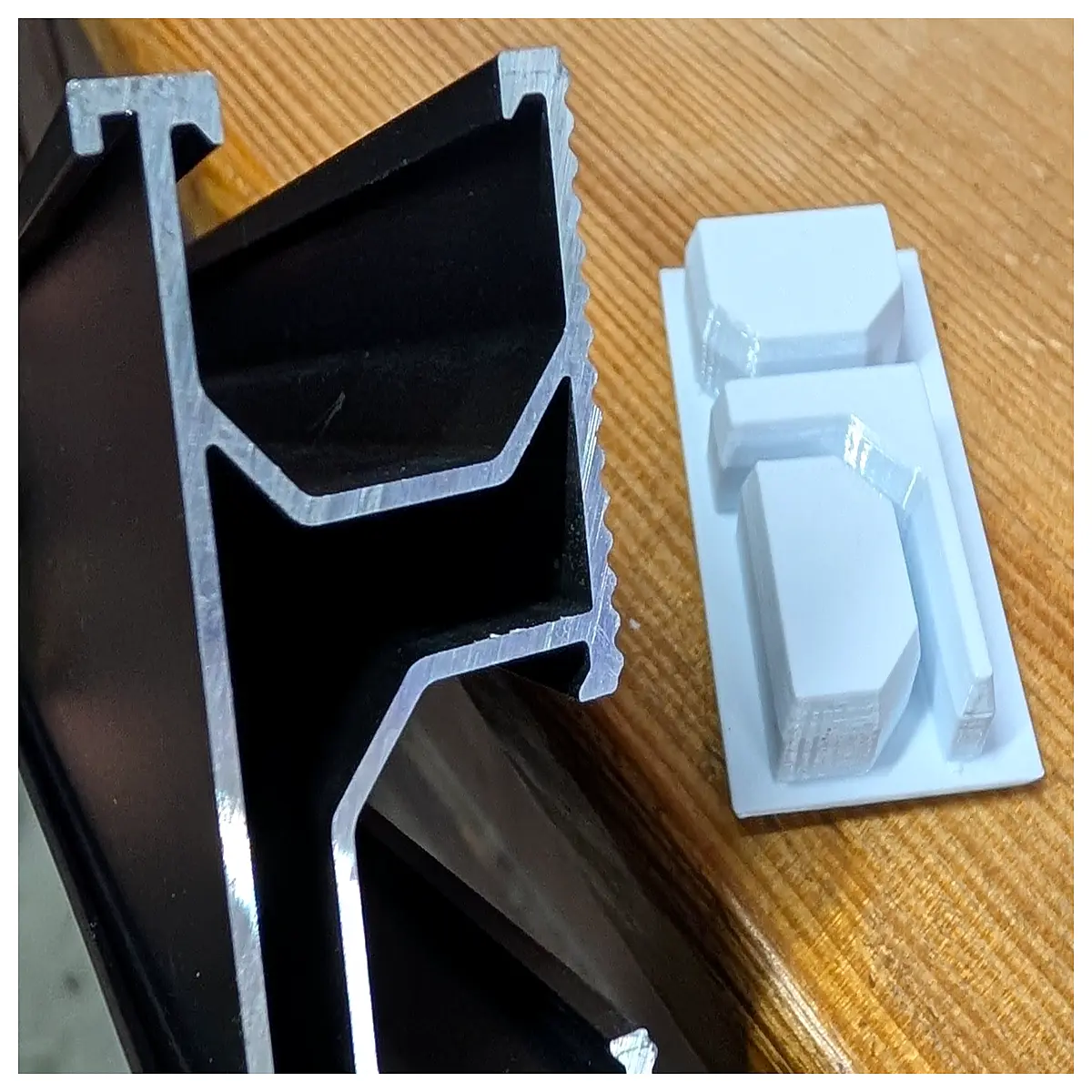 solar panel aluminum mounting rail end caps covers weatherproof protection for solar racking system accessories