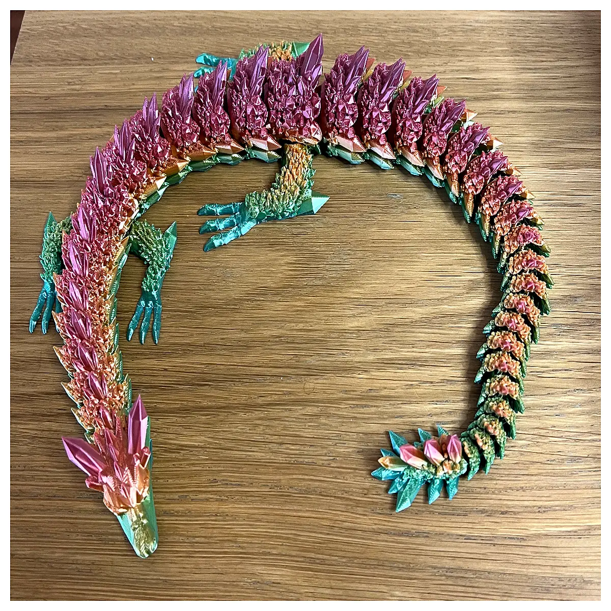 articulated qiaolong dragon action figure collectible jointed poseable toy for kids