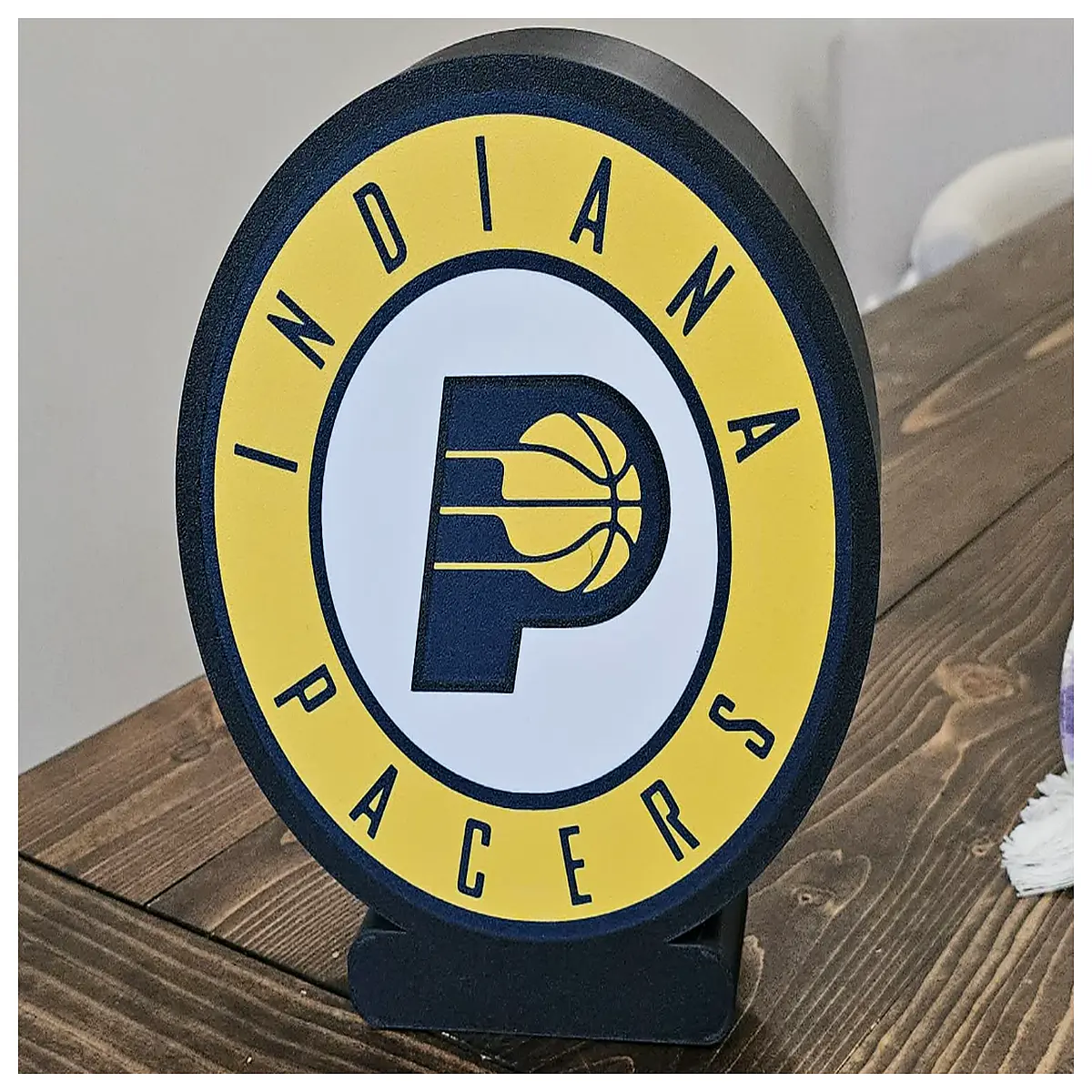 box sign team wall decor for man cave glowing