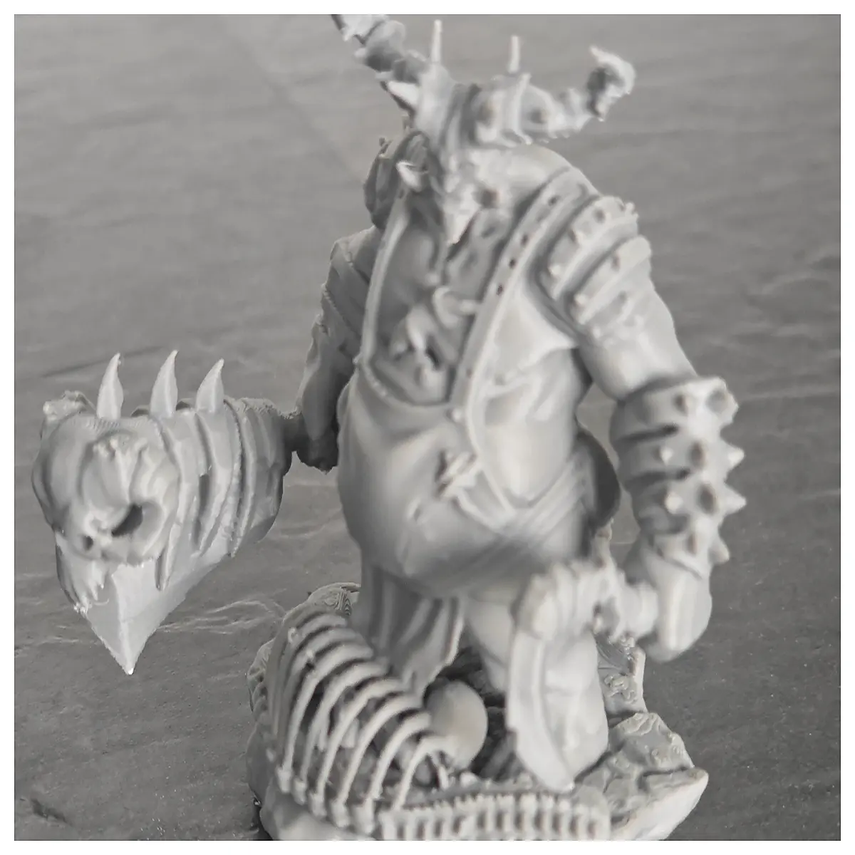 butcher fresh meat fantasy boss miniature figure collectible resin statue for tabletop gaming