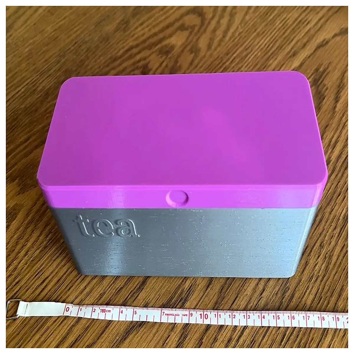 tea bag organizer box with lid countertop storage for tea bags and coffee pods kitchen counter caddy holder