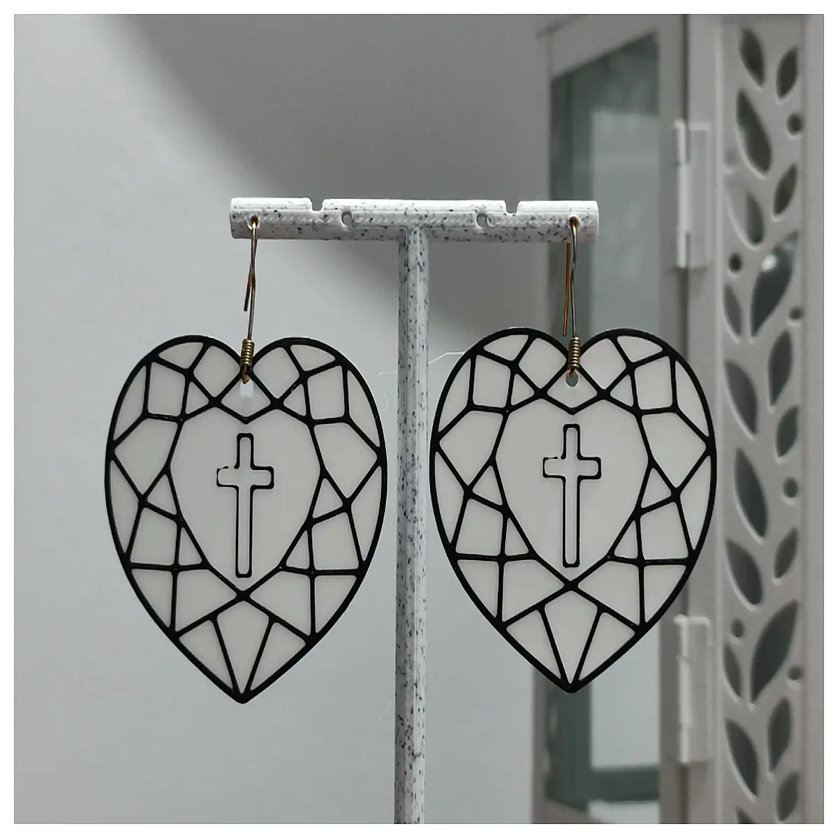 geometric sacred earrings spiritual jewelry for women minimalist gold silver drop earrings boho chic dangle studs