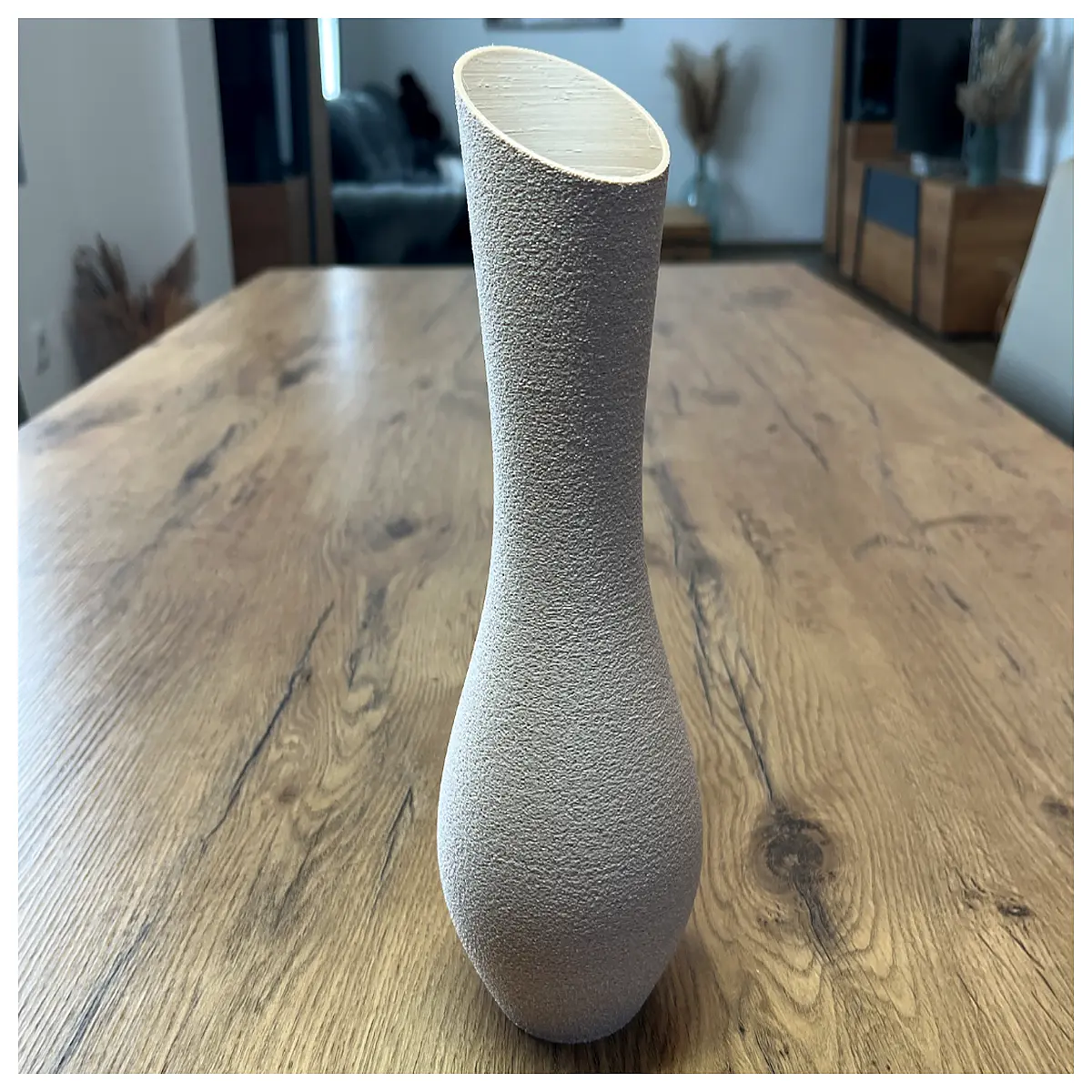 shibui hana vase matte rough texture minimalist ceramic home decor modern rustic table centerpiece