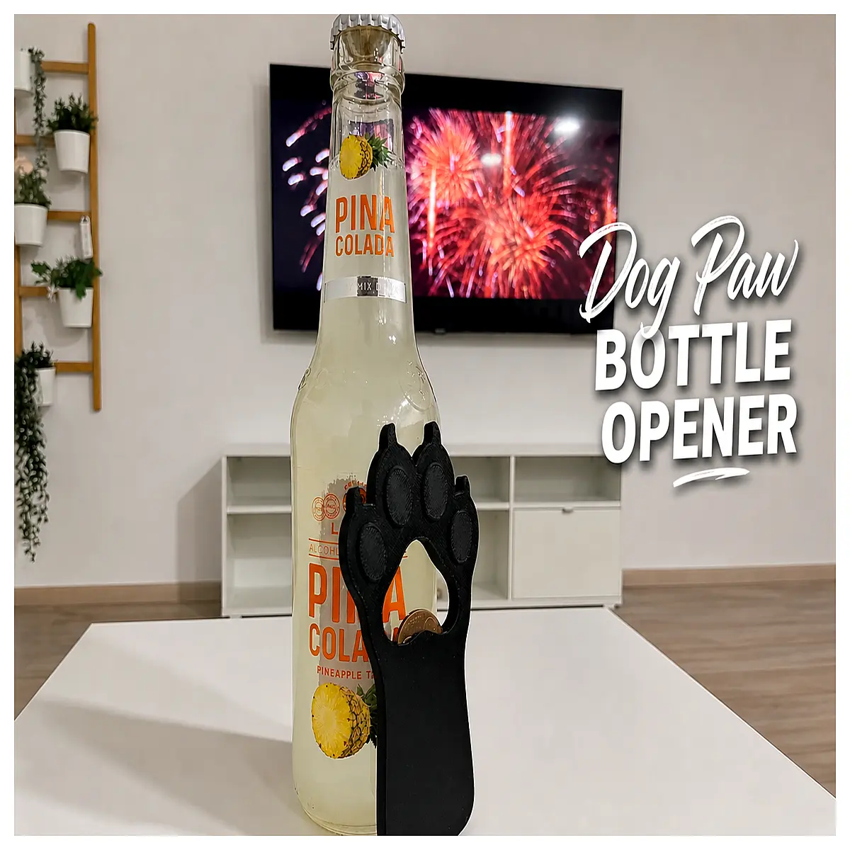 cute dog paw bottle opener tool for home bar kitchen gift