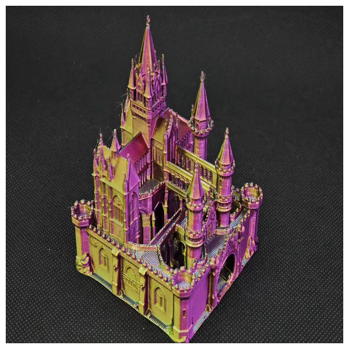 gothic castle diy miniature house for desk decor spooky halloween prop
