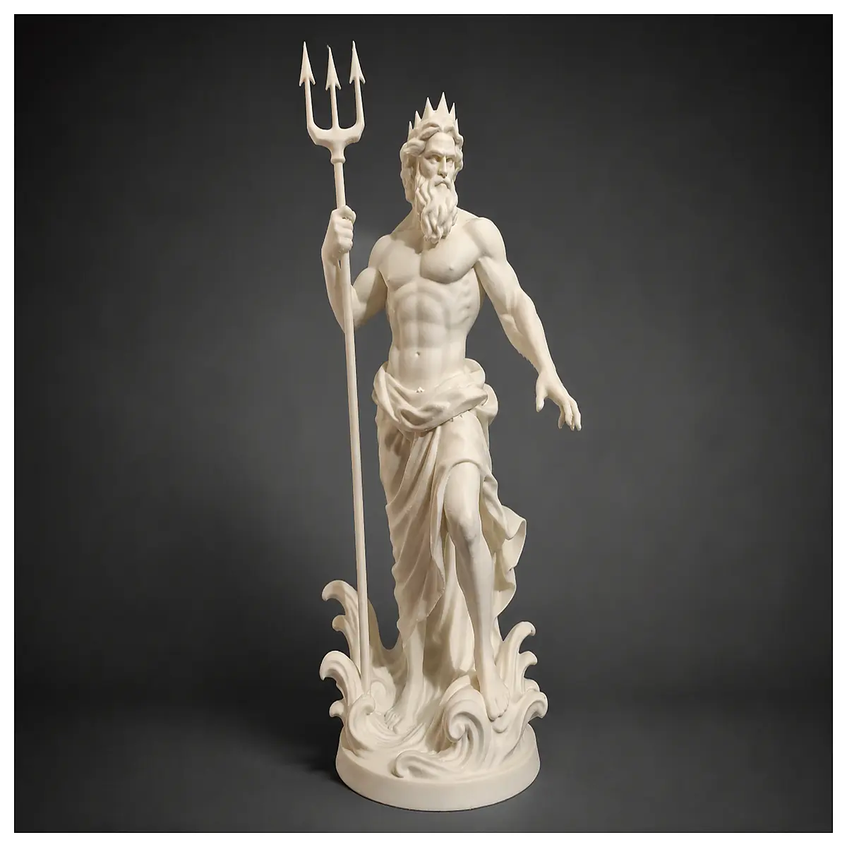 poseidon statue for garden decor greek mythology god of sea figurehead large resin neptune sculpture for patio yard landscaping