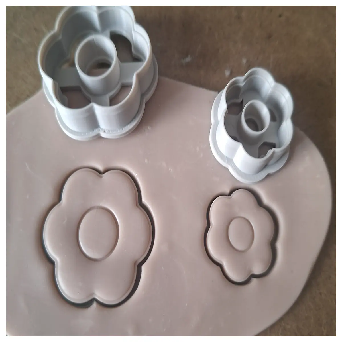 large oval clay cutter tool for polymer modeling sculpting trimming excess