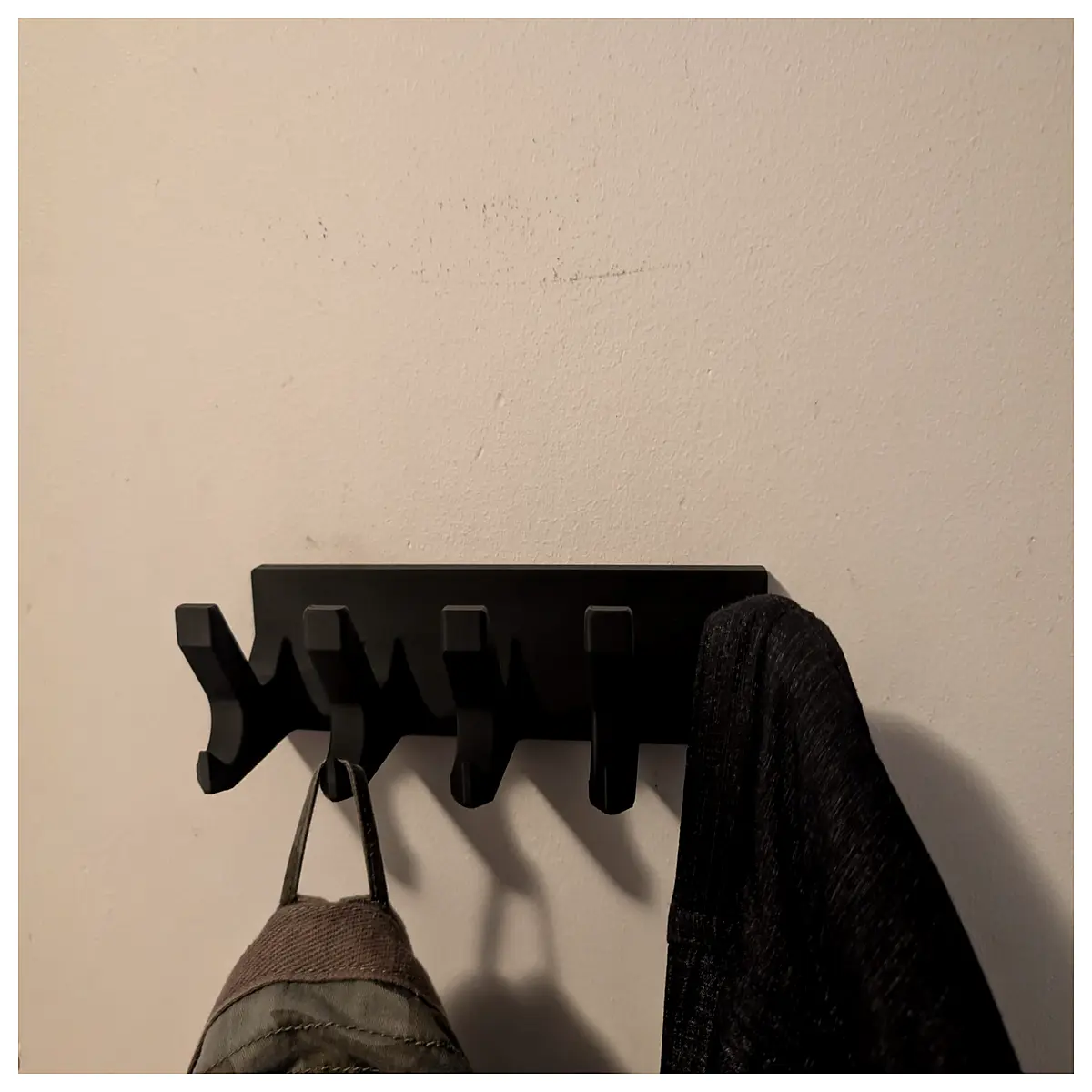 duty coat rack no wall drilling industrial style entryway organizer