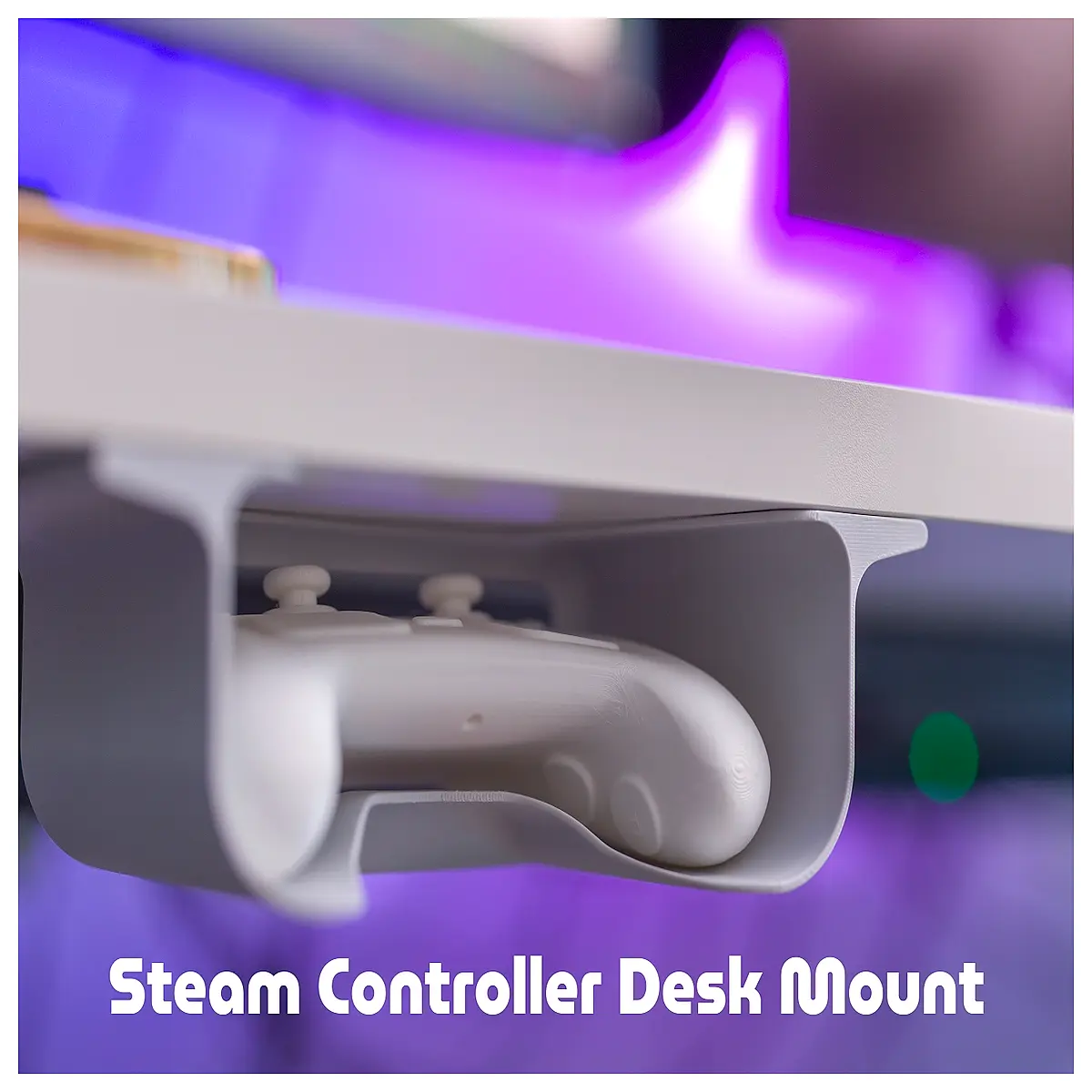 under desk monitor mount for steam controller 2026 cable management arm ergonomic gaming setup holder