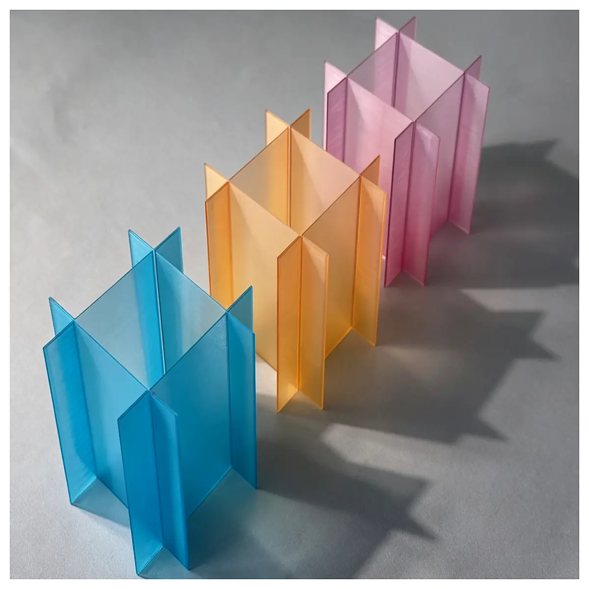 modern geometric glass vase for home decor minimalist table centerpieces flower holder for living room office