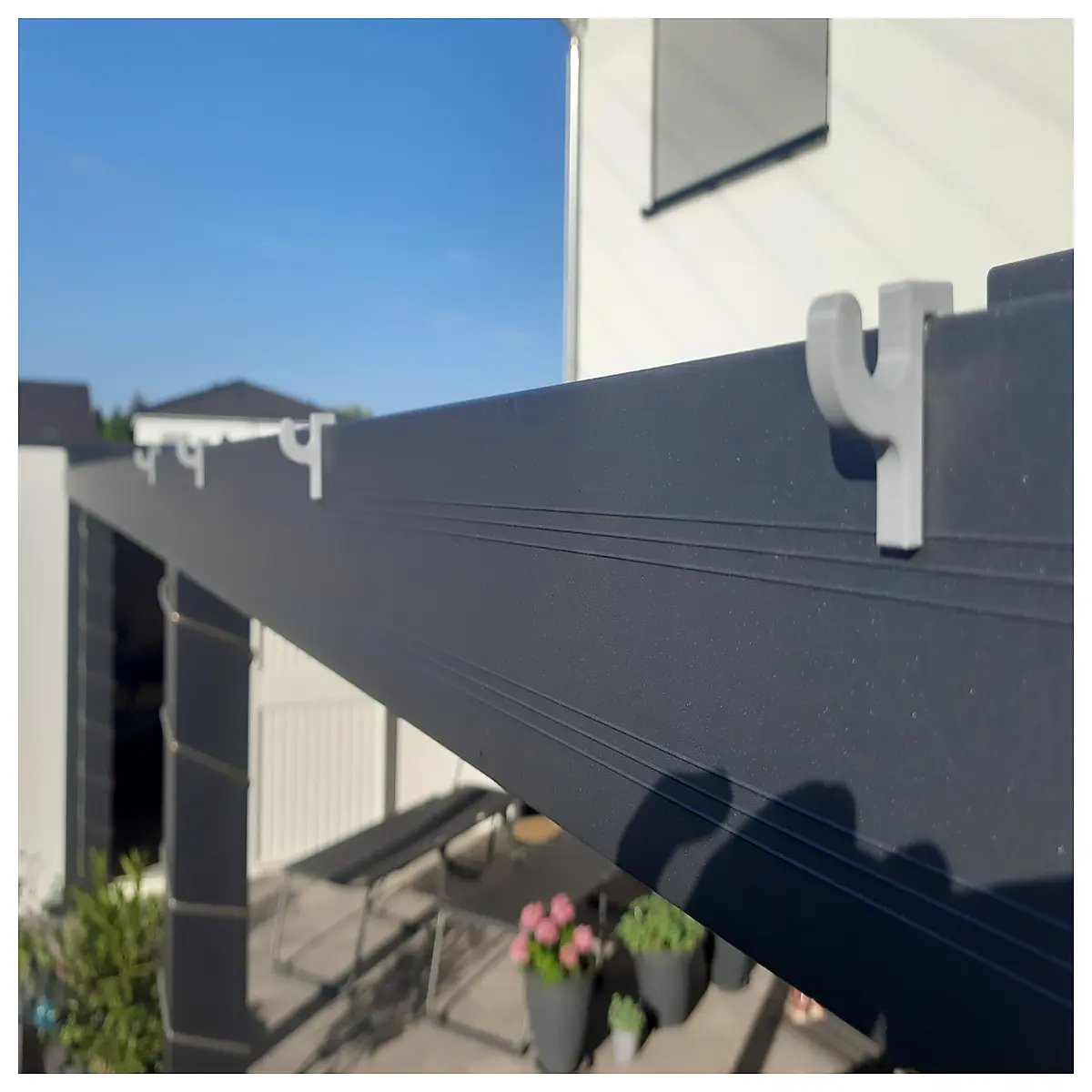 duty awning hooks for patio pergola sunshade canopy roof support bracket