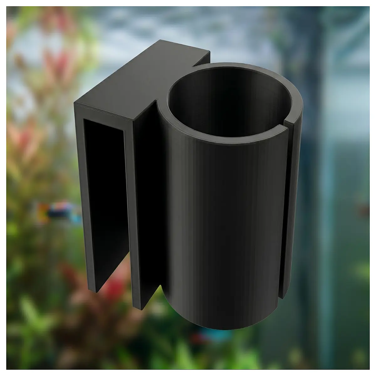 aquarium plant holder 4 8mm rod clip for floating stems aquatic decor