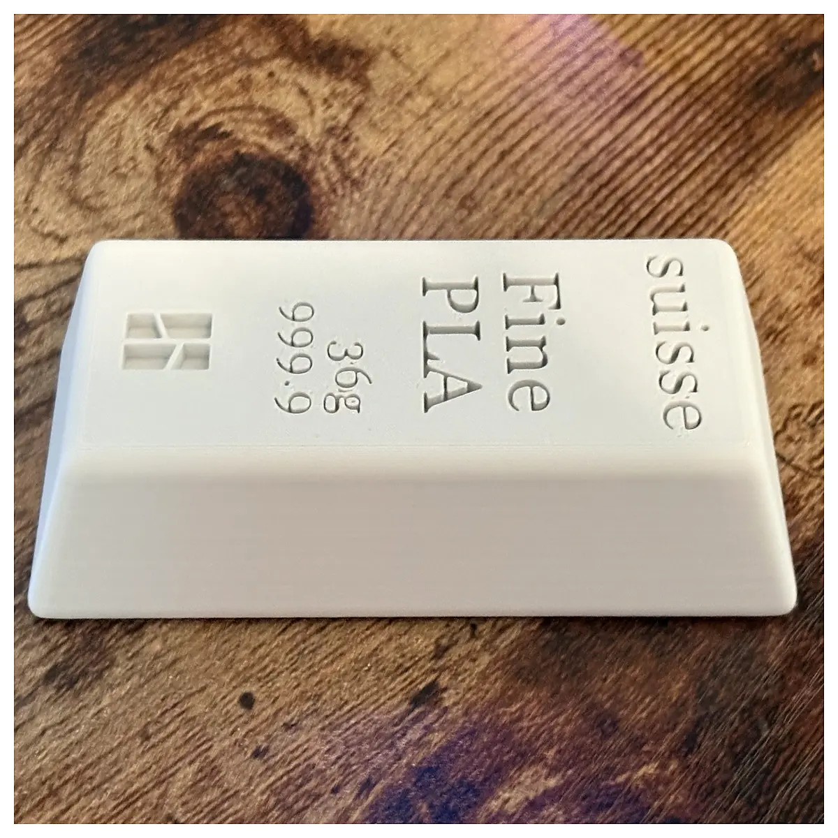 printed gold bar for jewelry making diy craft resin casting realistic bullion prop for movie props and