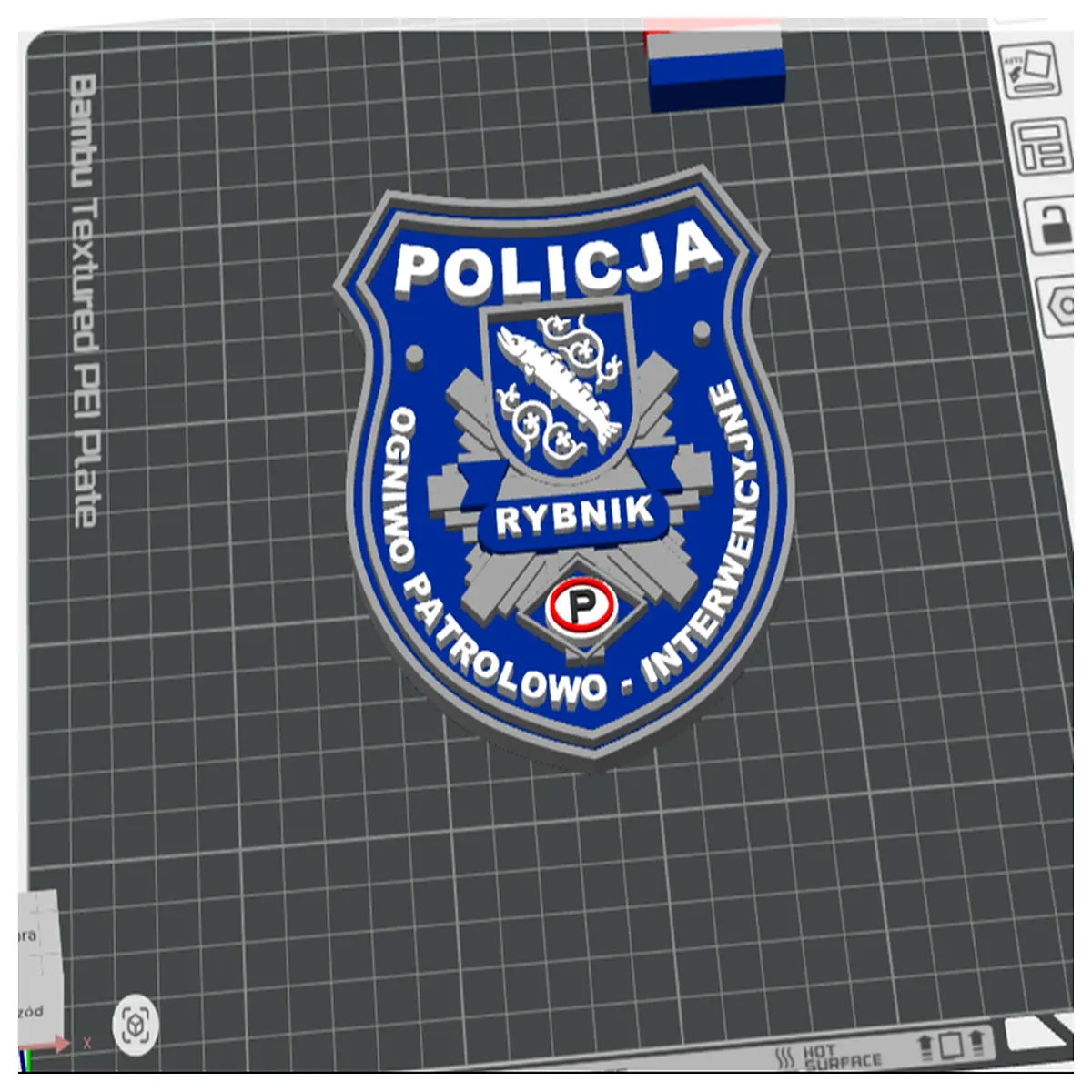 kmp rybnik opi enamel pin badge collector fans