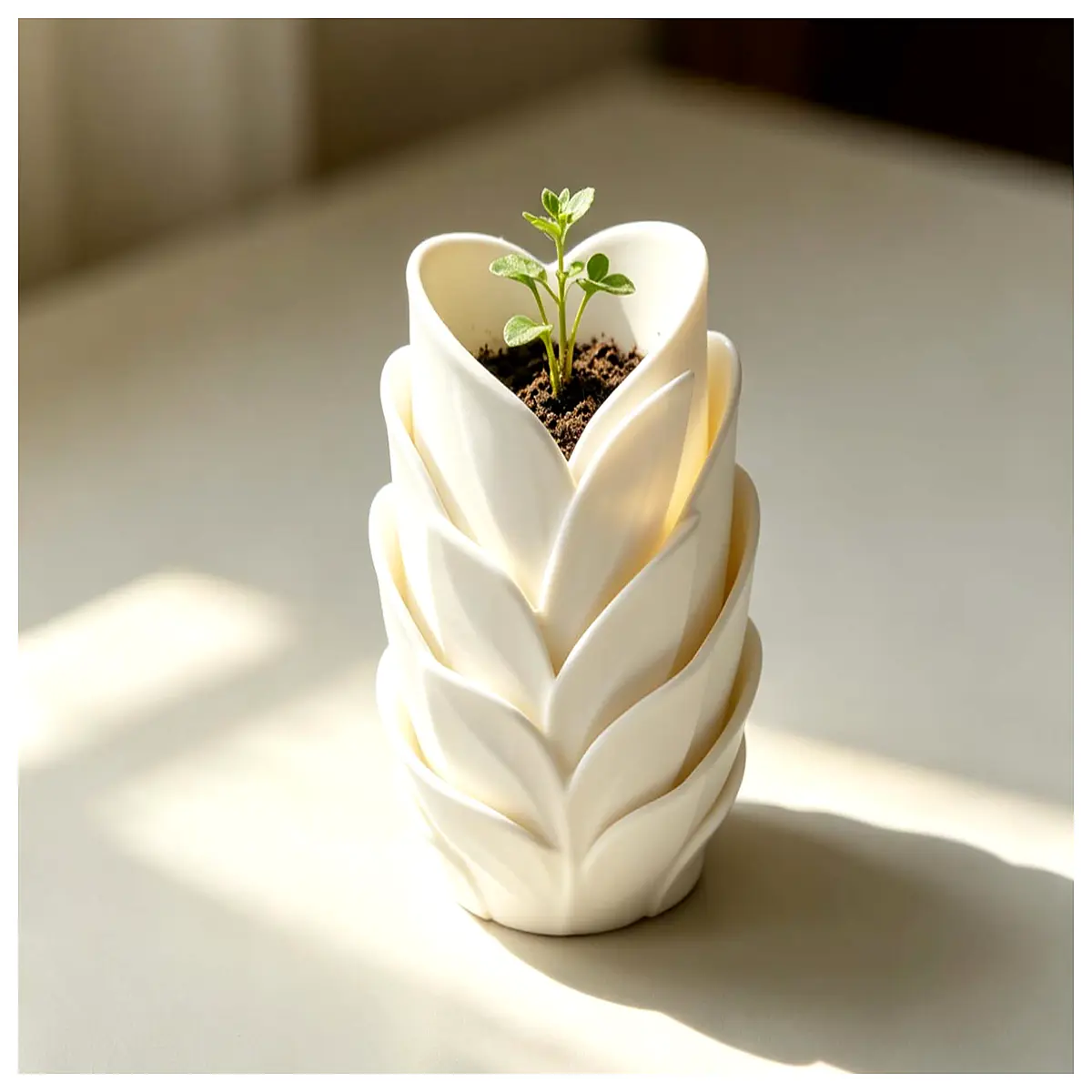 small ceramic succulent planter no drainage hole decorative indoor desk vase for air plants moss terrarium
