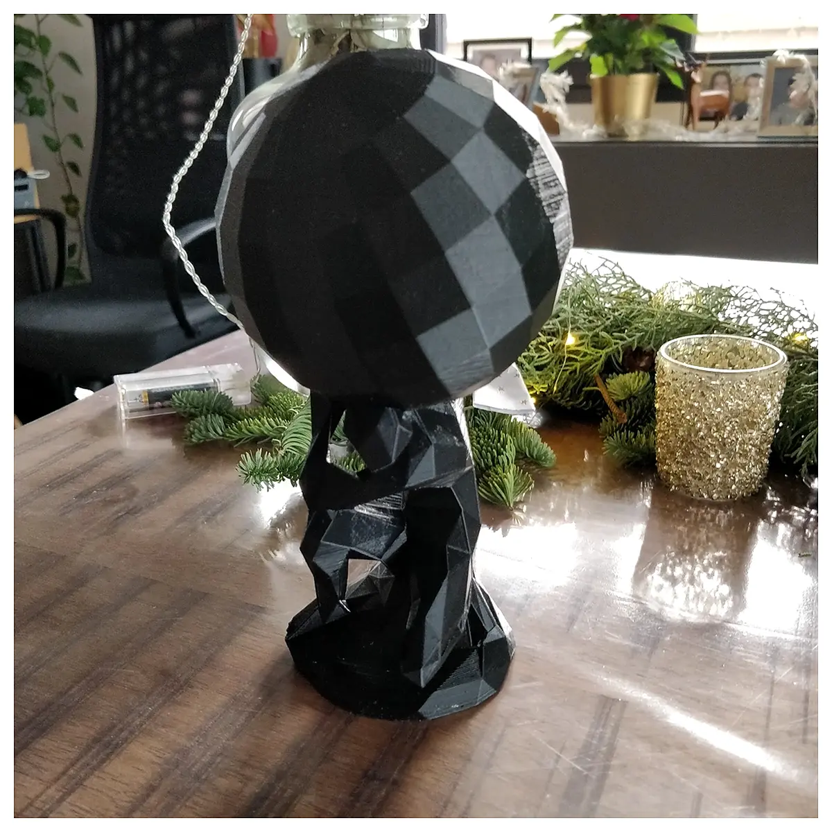 low poly statue print resin figure desk decor gaming room aesthetic geometric art collectible miniature