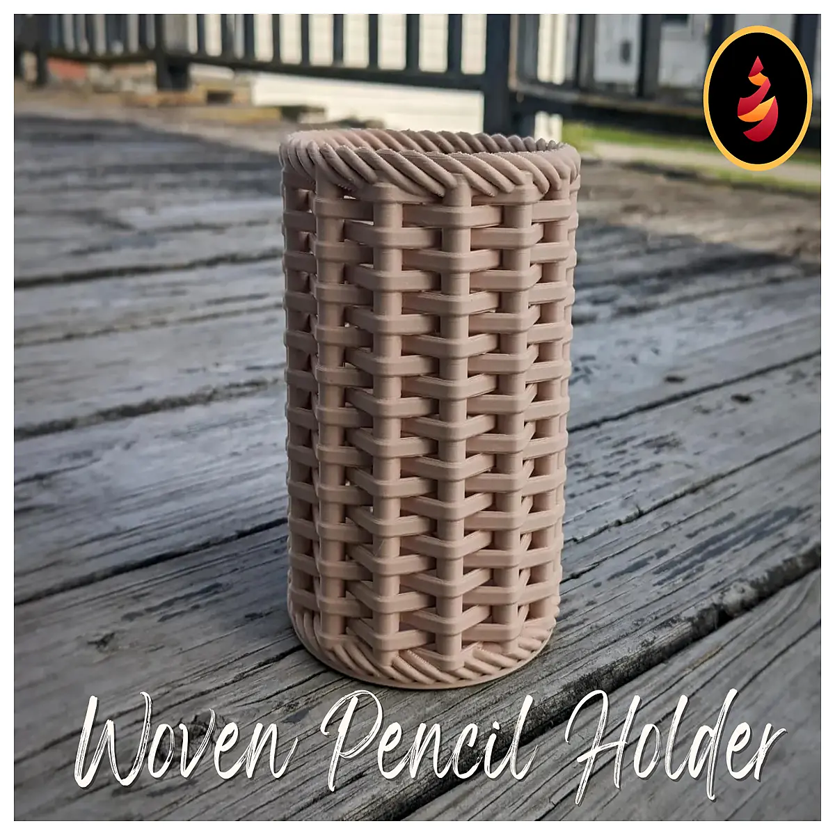 woven pencil holder desk organizer basket storage for office supplies cute desktop accessories