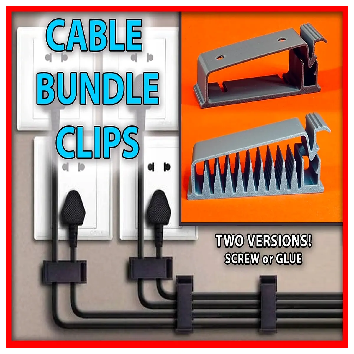duty cable management clips screw mount adhesive wire organizers for wall office home cord holder organizer system