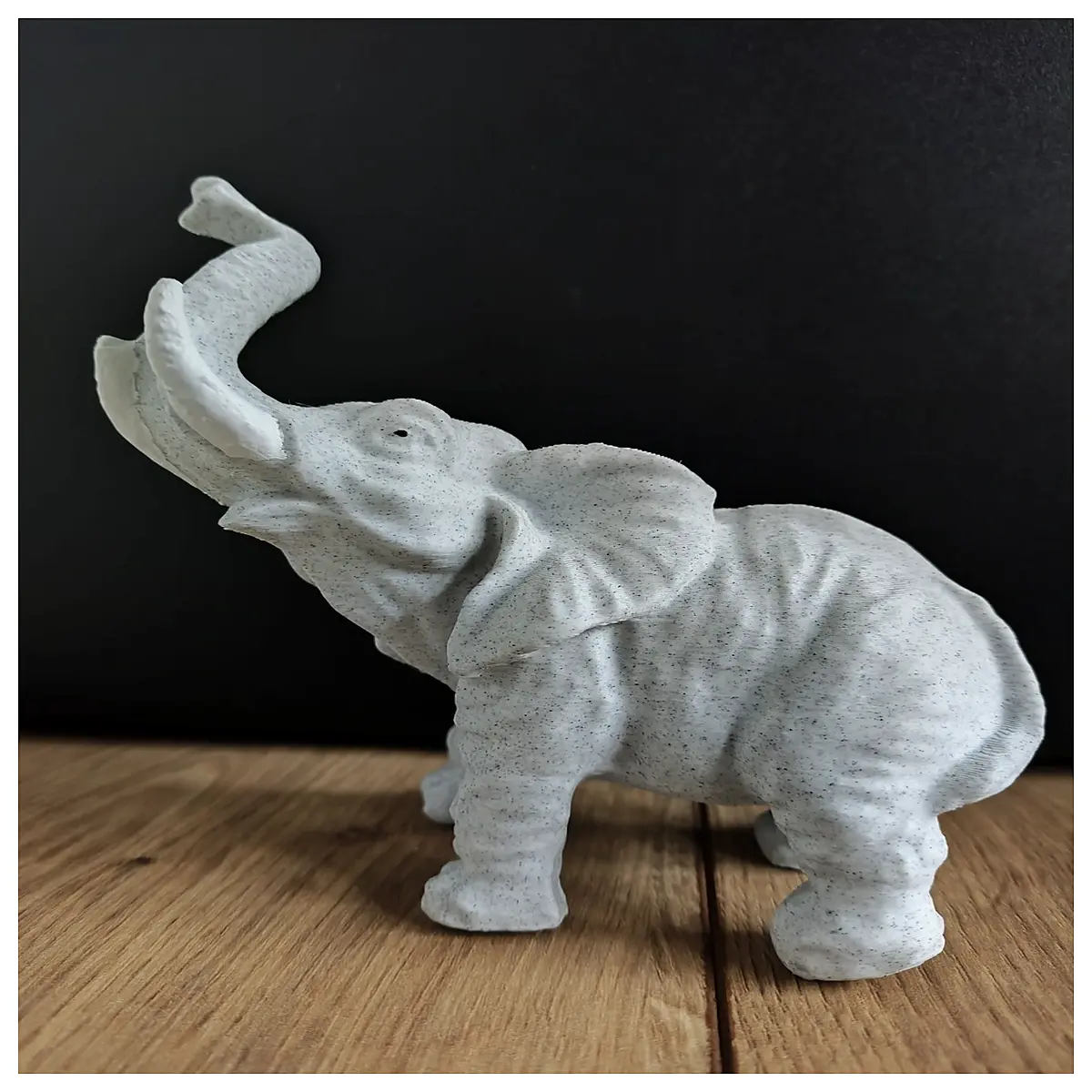 standing elephant statue garden decor large outdoor animal sculpture modern home accent piece living room centerpiece