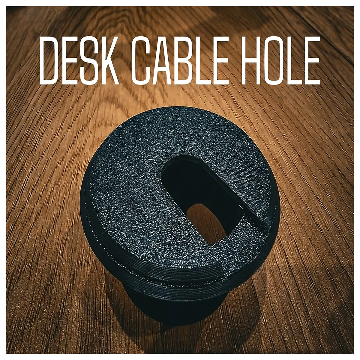 desk cable hole cover with lid desktop wire management grommet hole plug for pc setup cable organizer pass through office desk cord cover