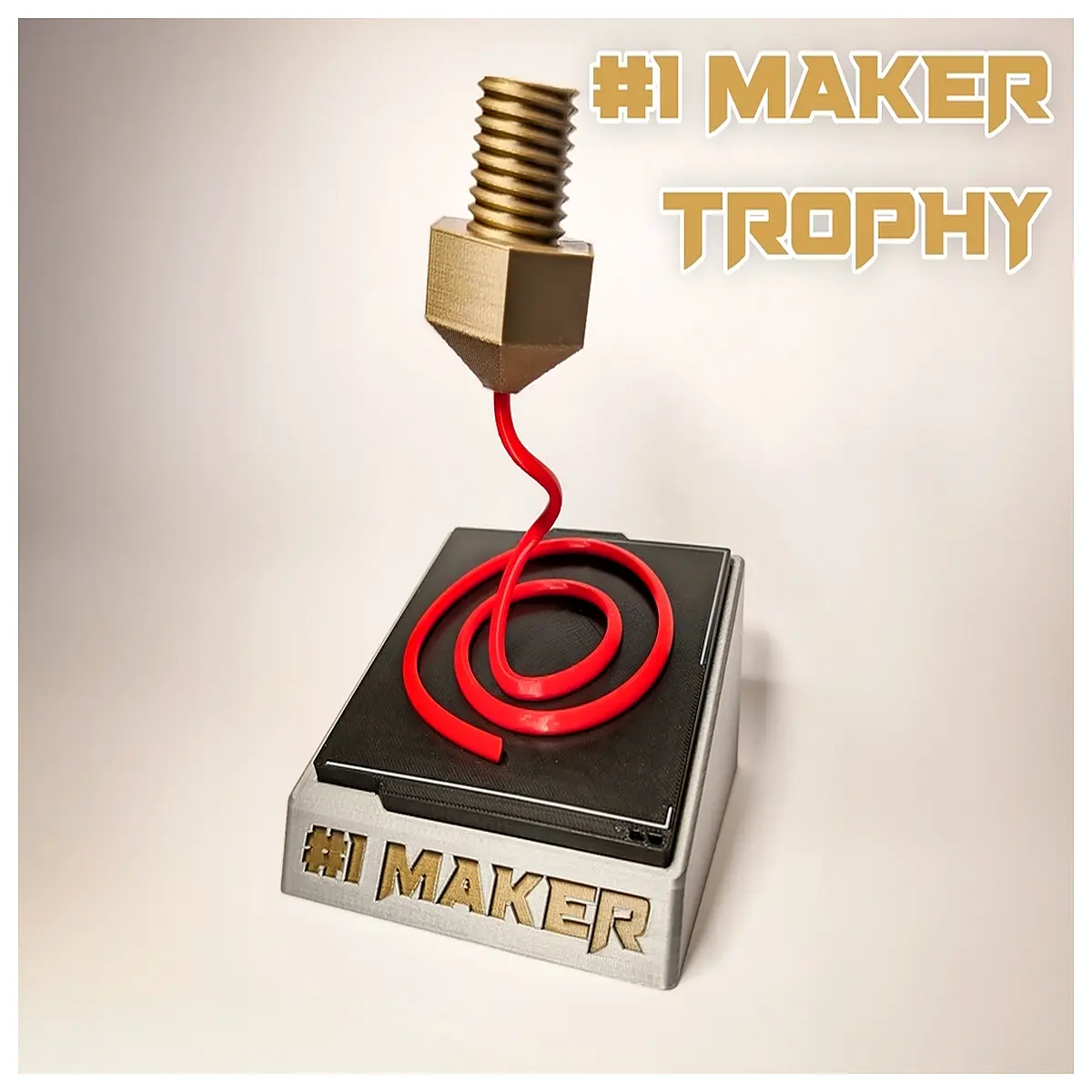 award trophy 1 million subscribers youtube gold play button decoration home office shelf piece
