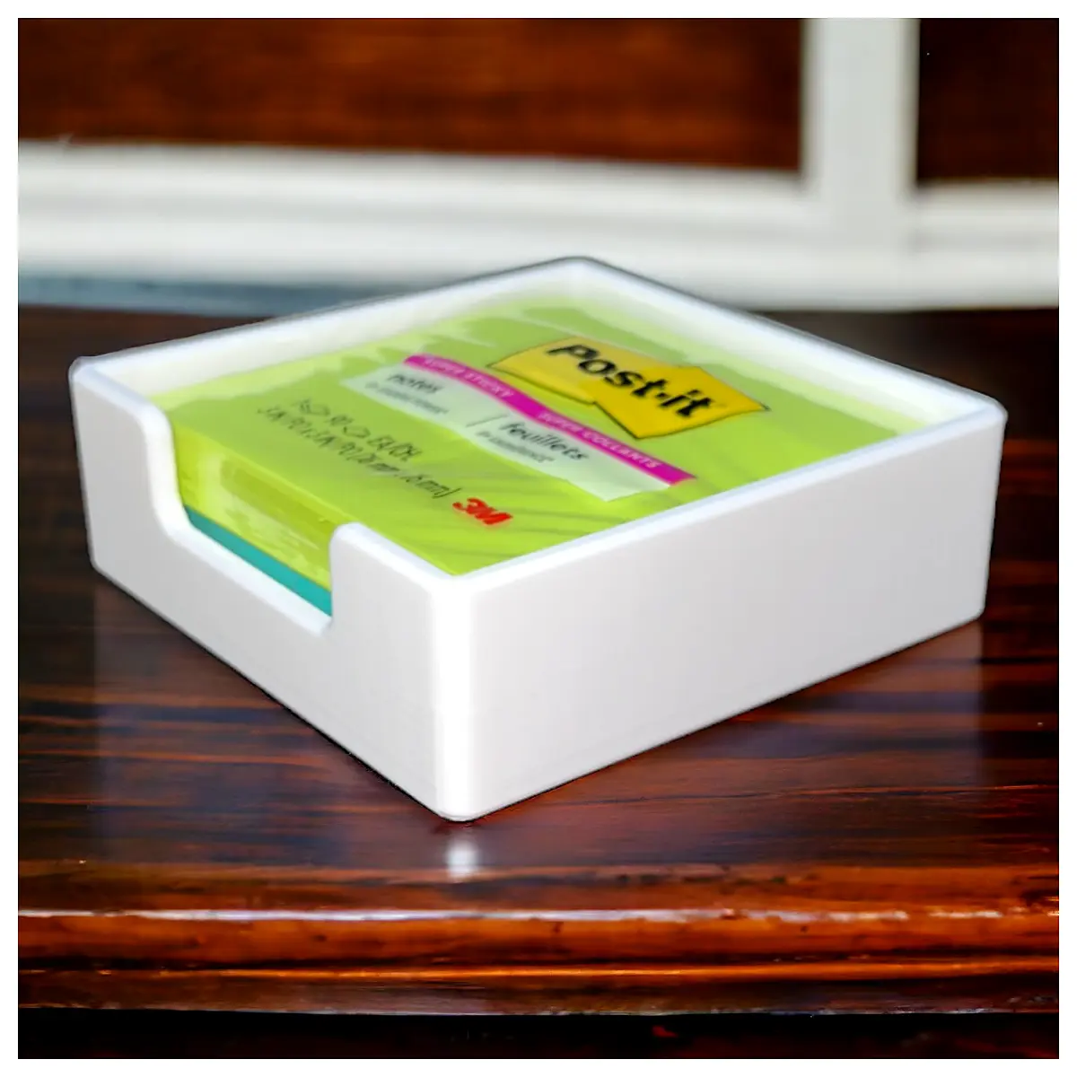 sticky note holder desktop organizer for post it notes office supplies