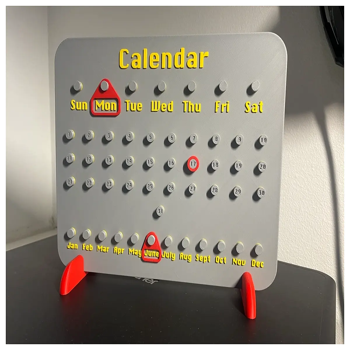 2024 desk calendar monthly planner wall hanging office supplies aesthetic minimalist cute stationery women men students