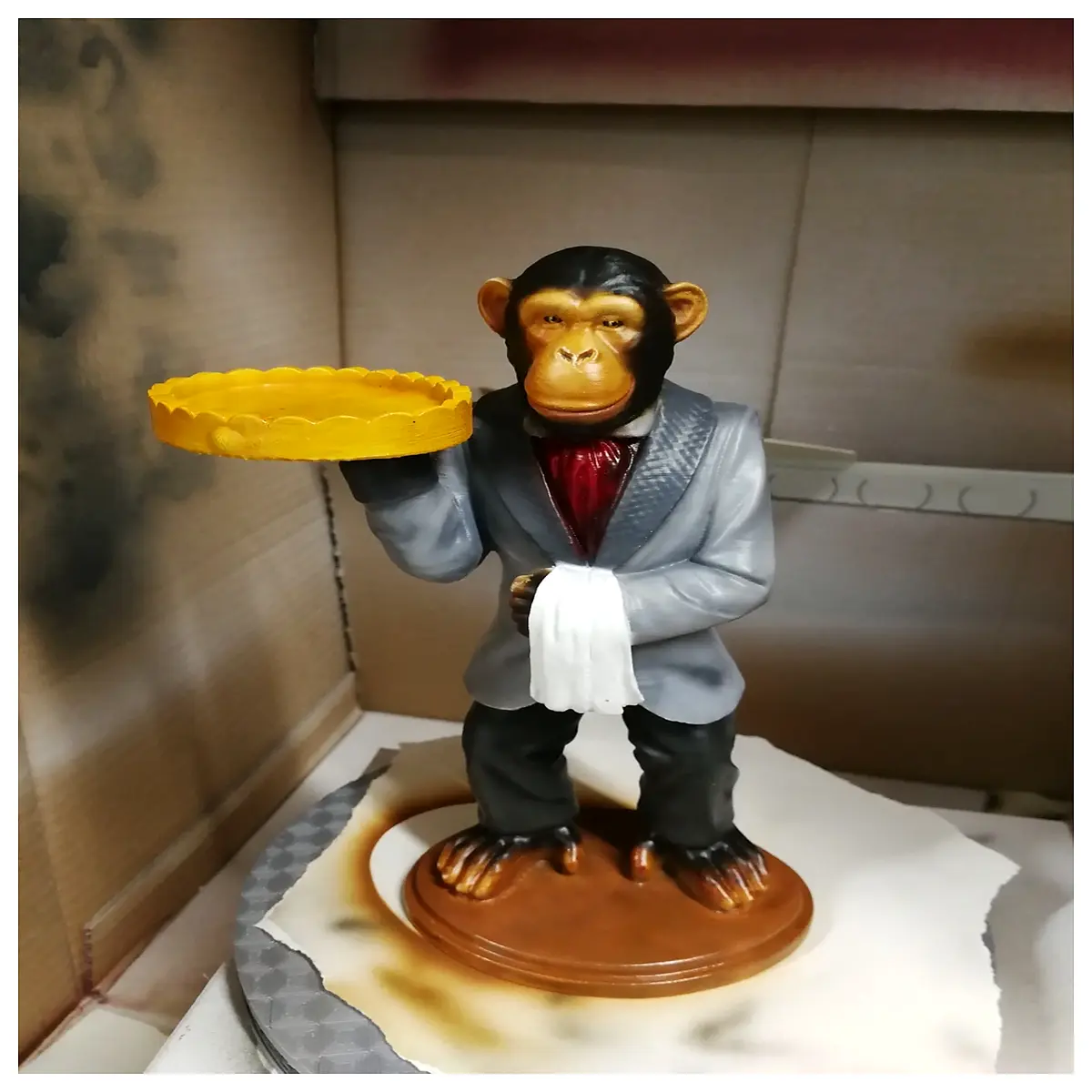 monkey buttler funny men office humor novelty gag present birthday party surprise joke